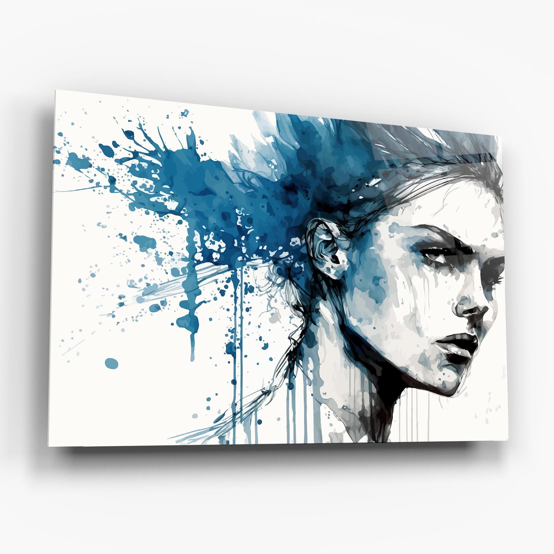 Blue Splash Portrait mockup 6