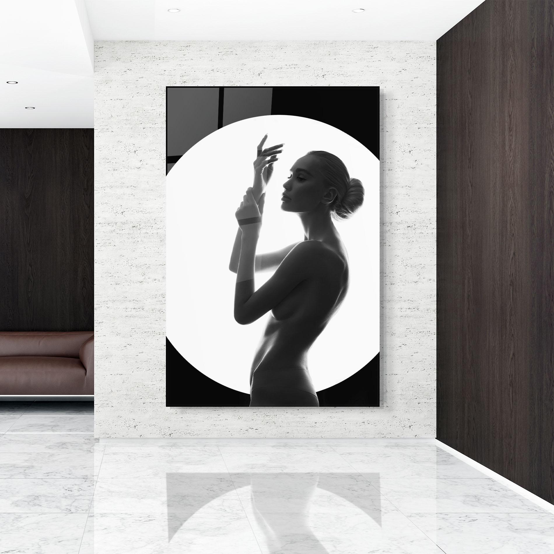 Glasbild Body Figure mockup 9