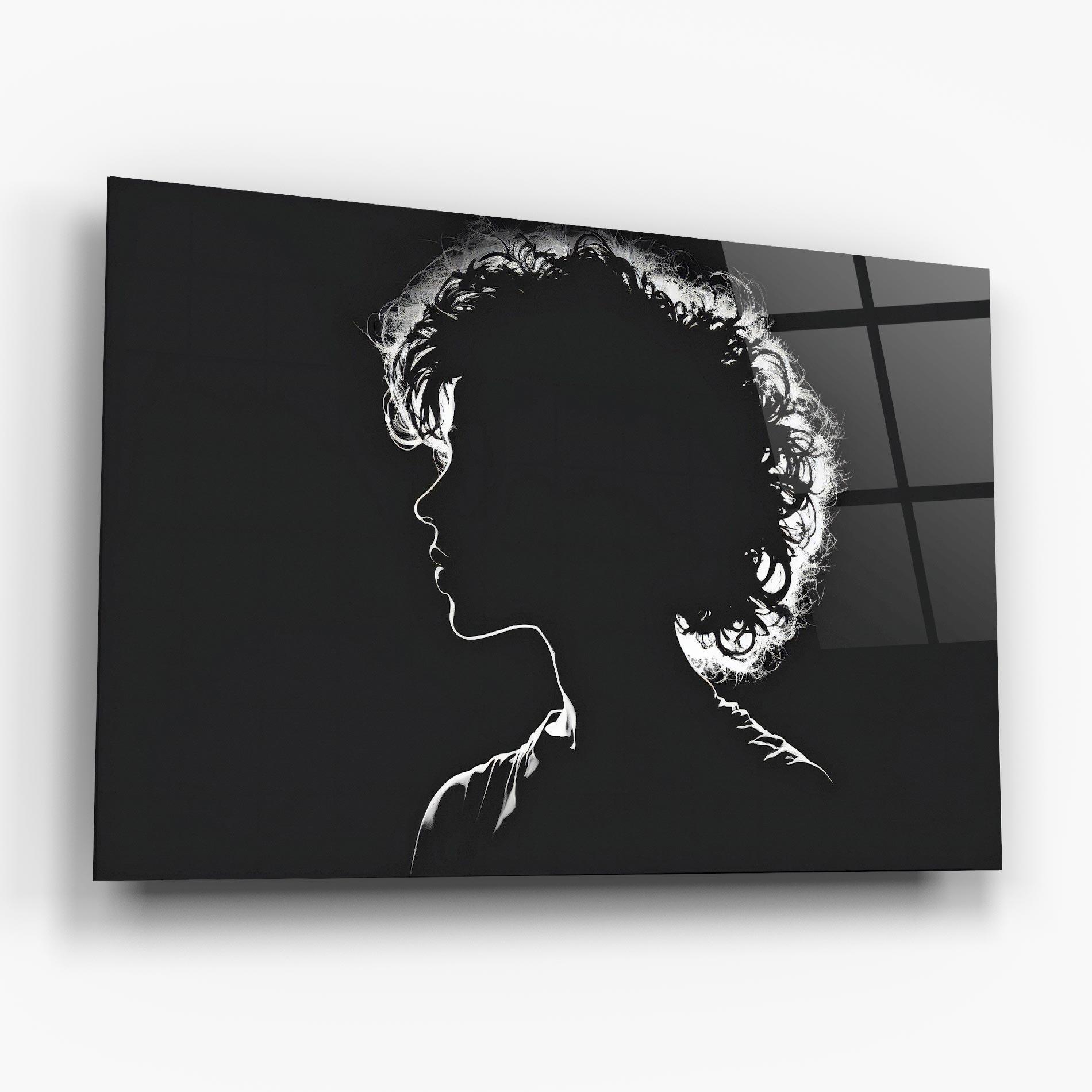 Glasbild Digital Silhouette mockup 6