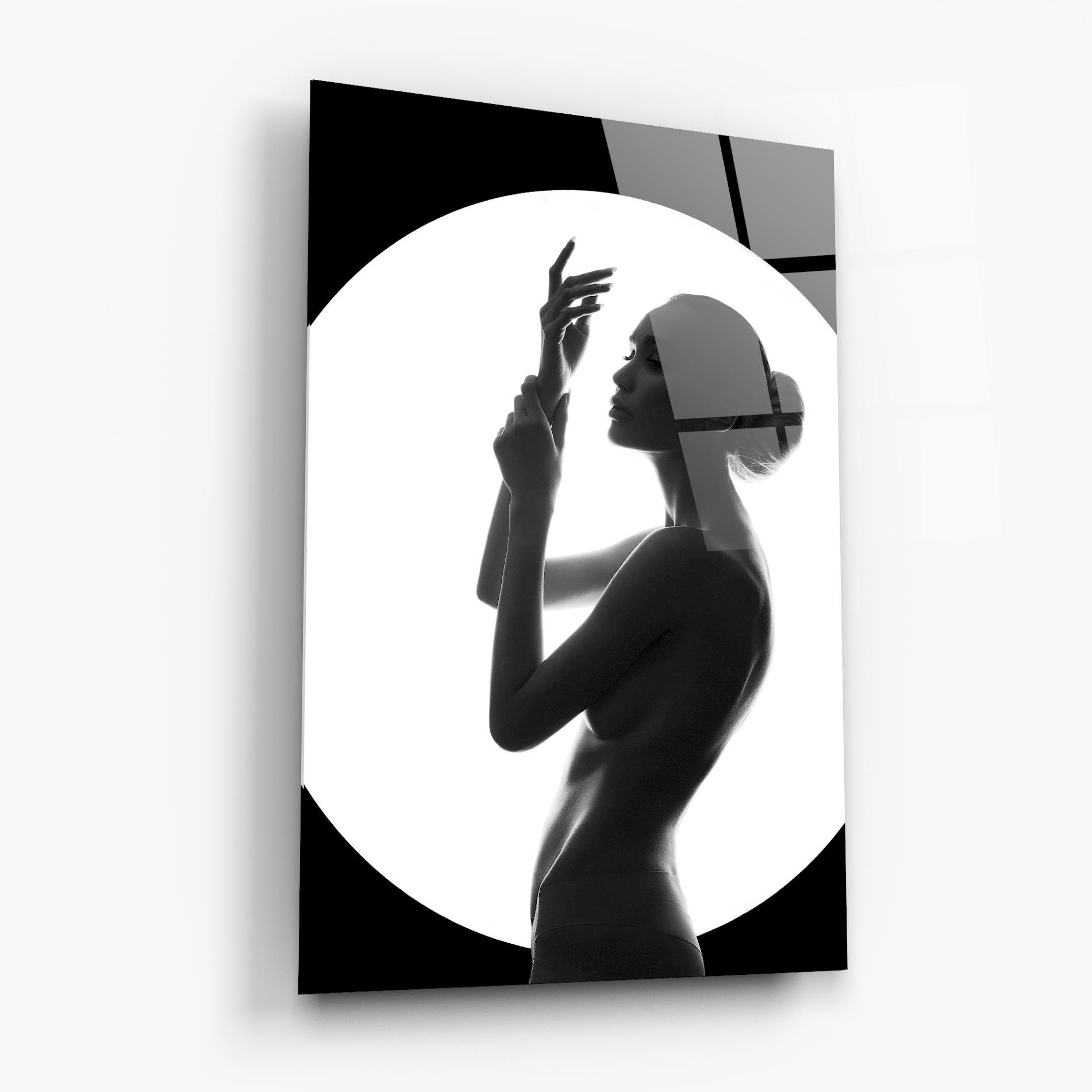 Glasbild Body Figure mockup 6