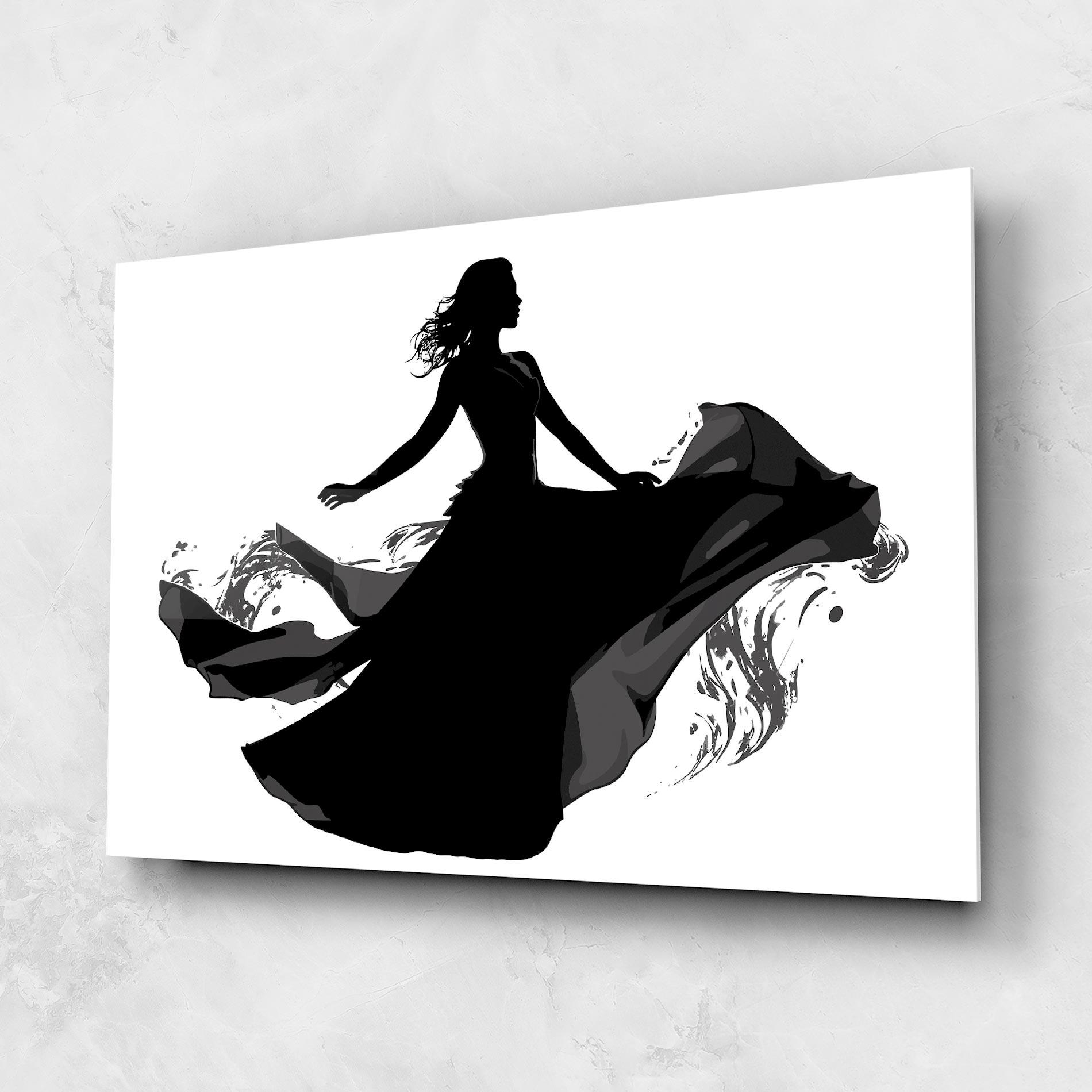 Glasbild Dress Jump mockup 1