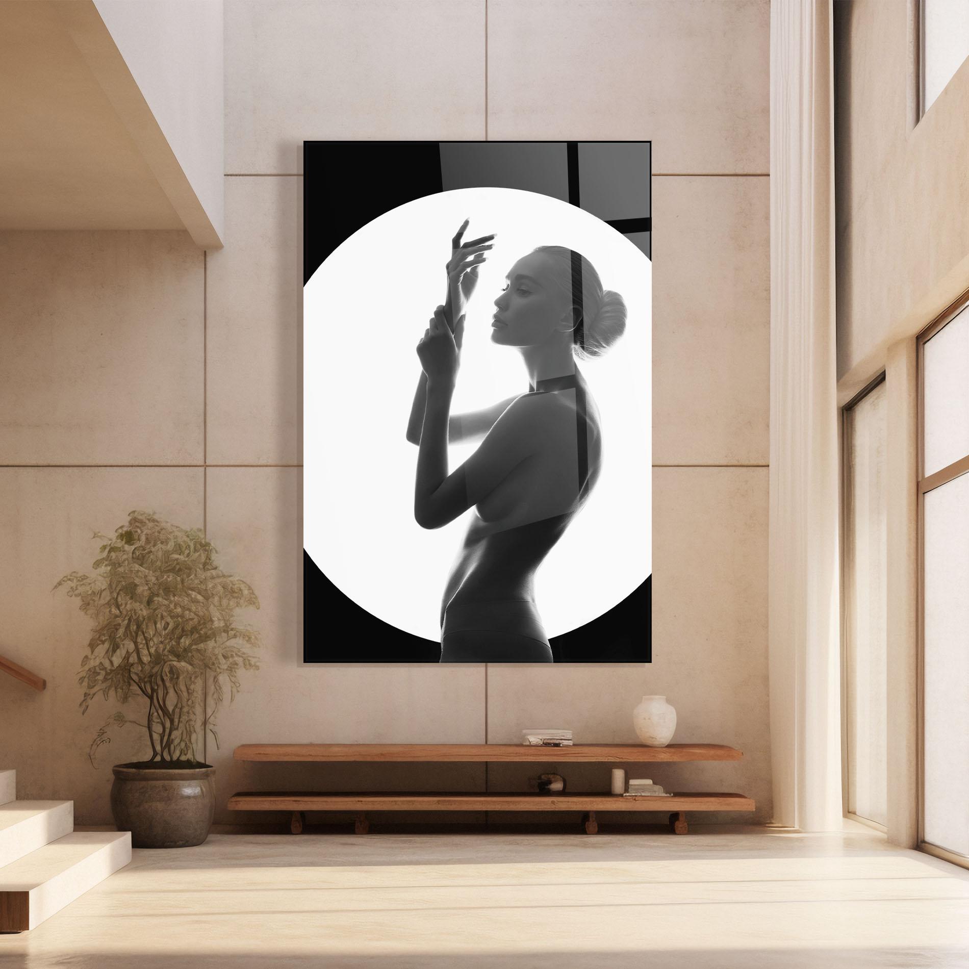 Glasbild Body Figure mockup 8