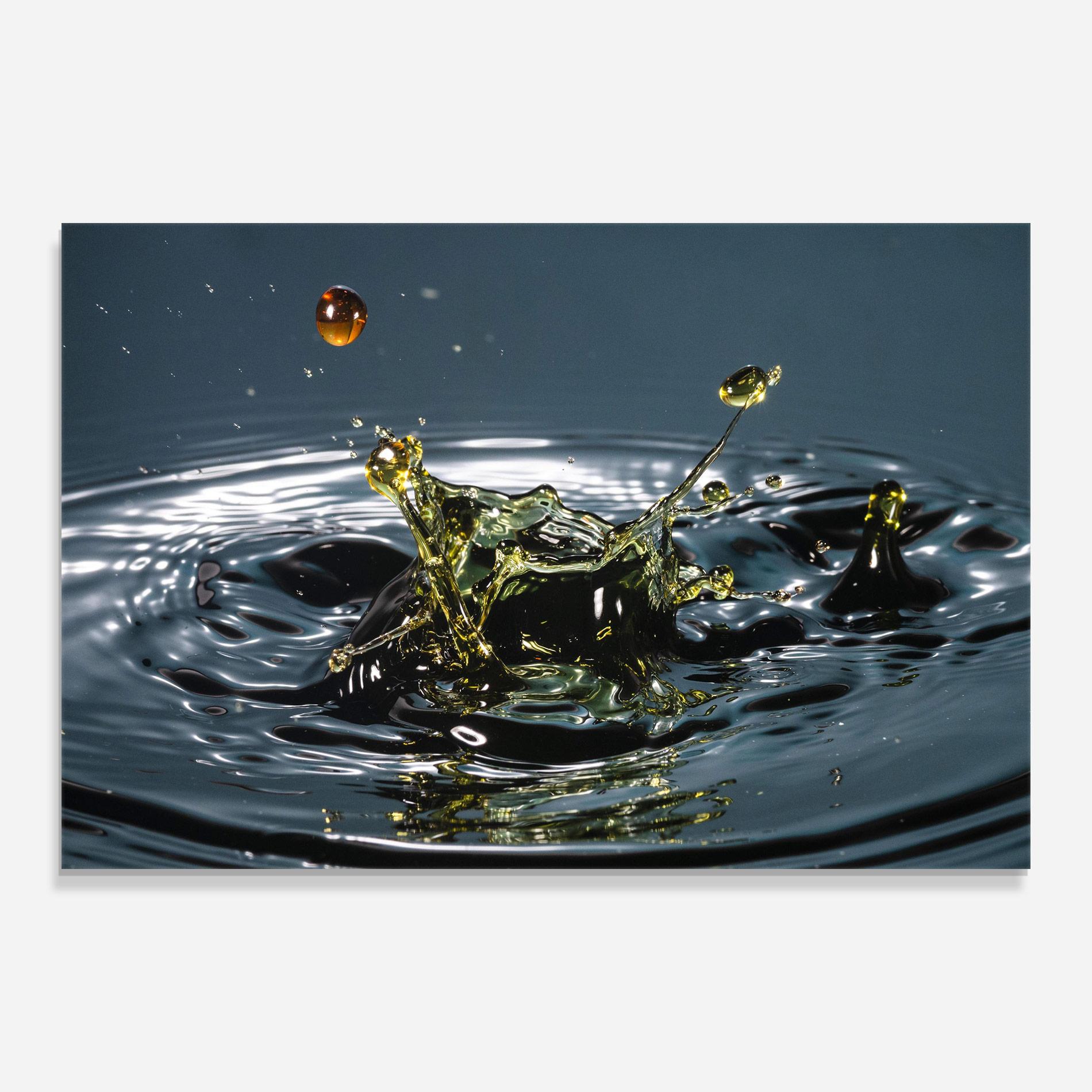 Glasbild Beautiful Life Water mockup 0