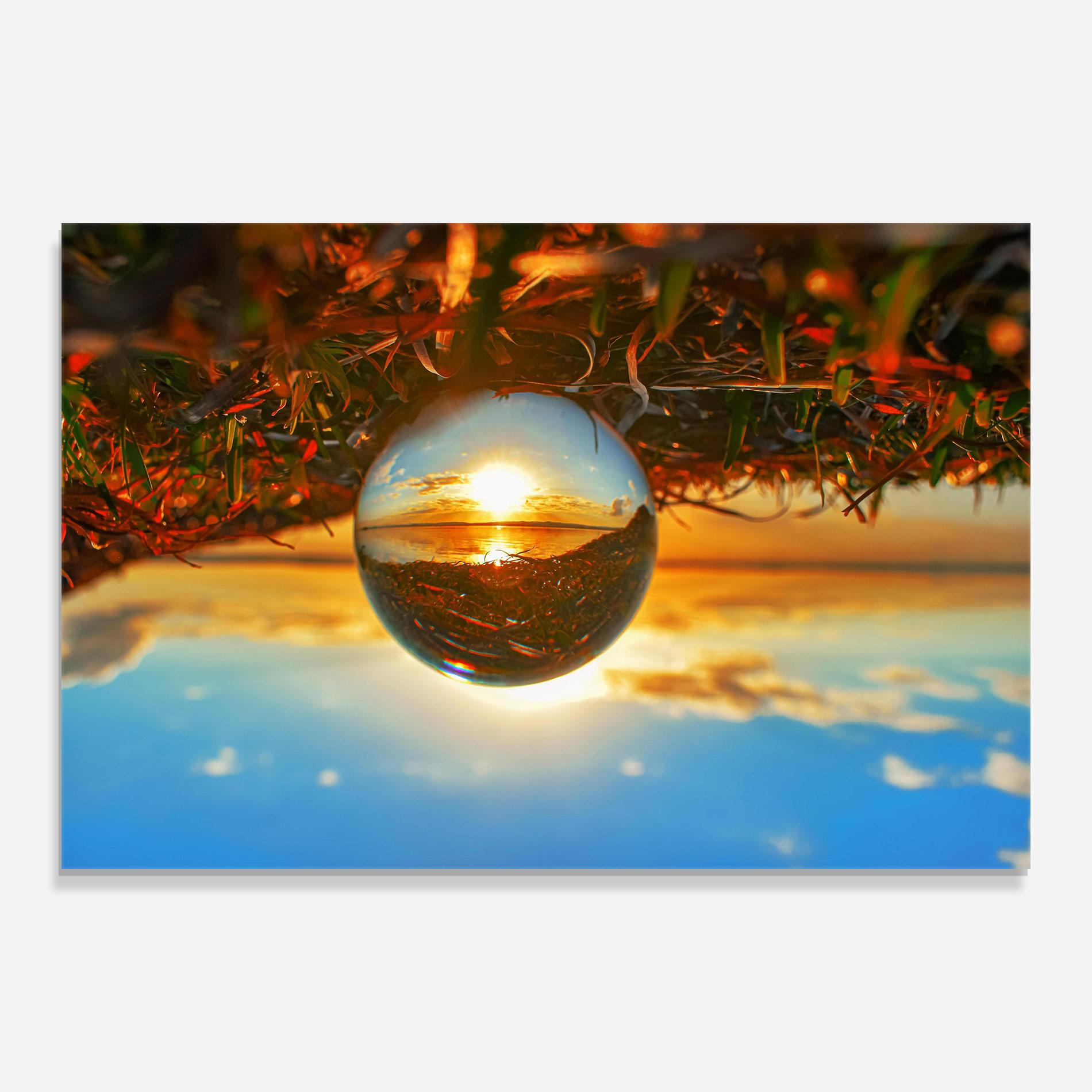 Glasbild Creative Crystal Ball mockup 0