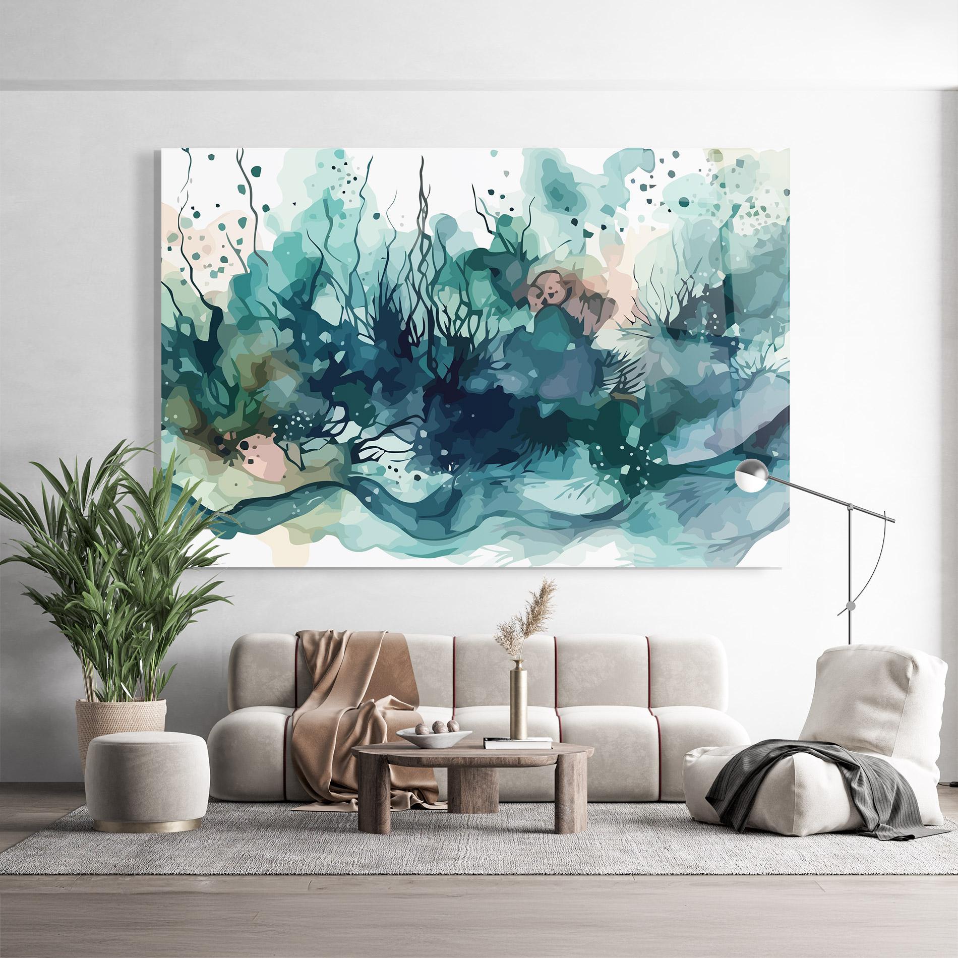 Glasbild Deep Ocean Art mockup 9