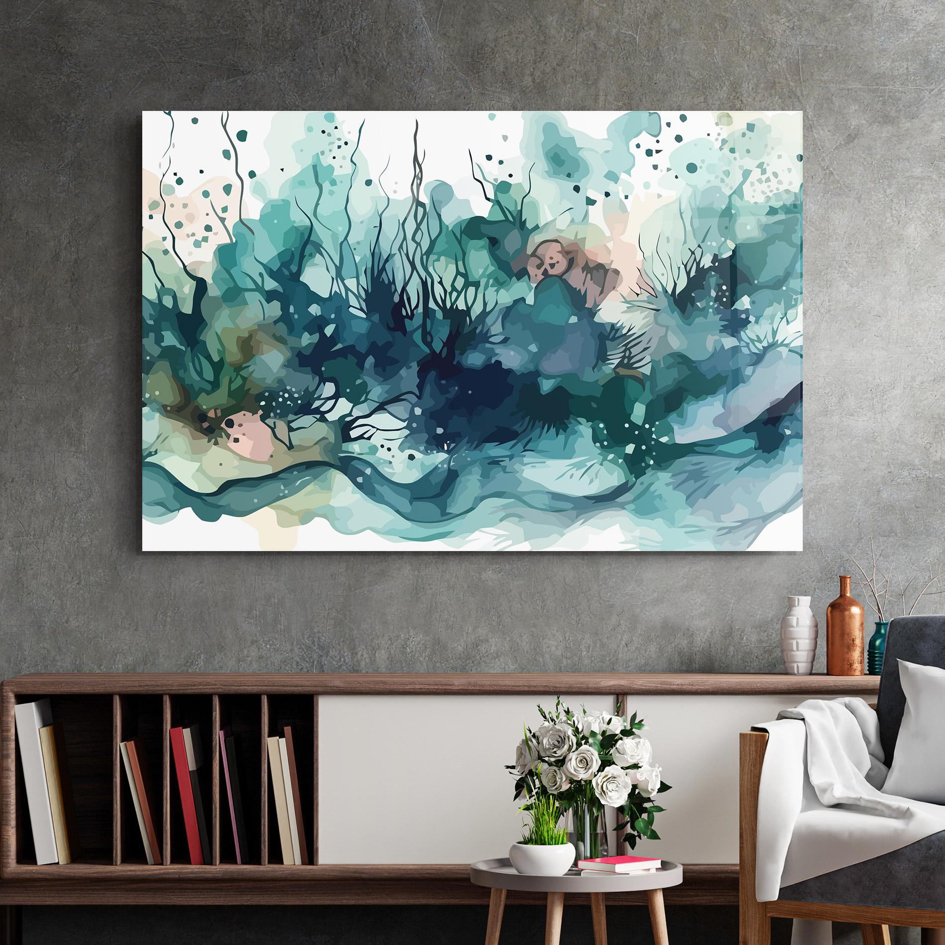 Glasbild Deep Ocean Art mockup 2