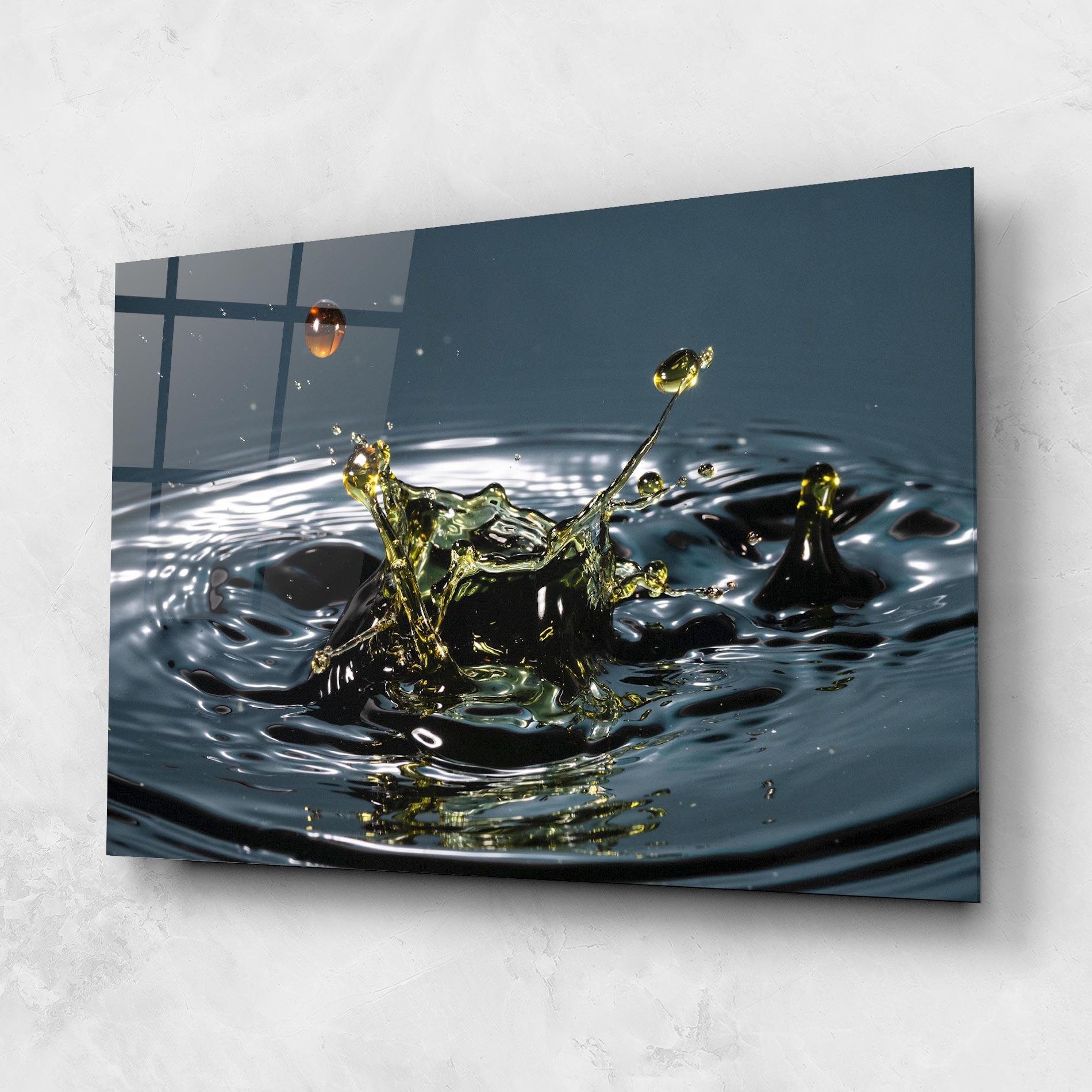 Glasbild Beautiful Life Water mockup 1