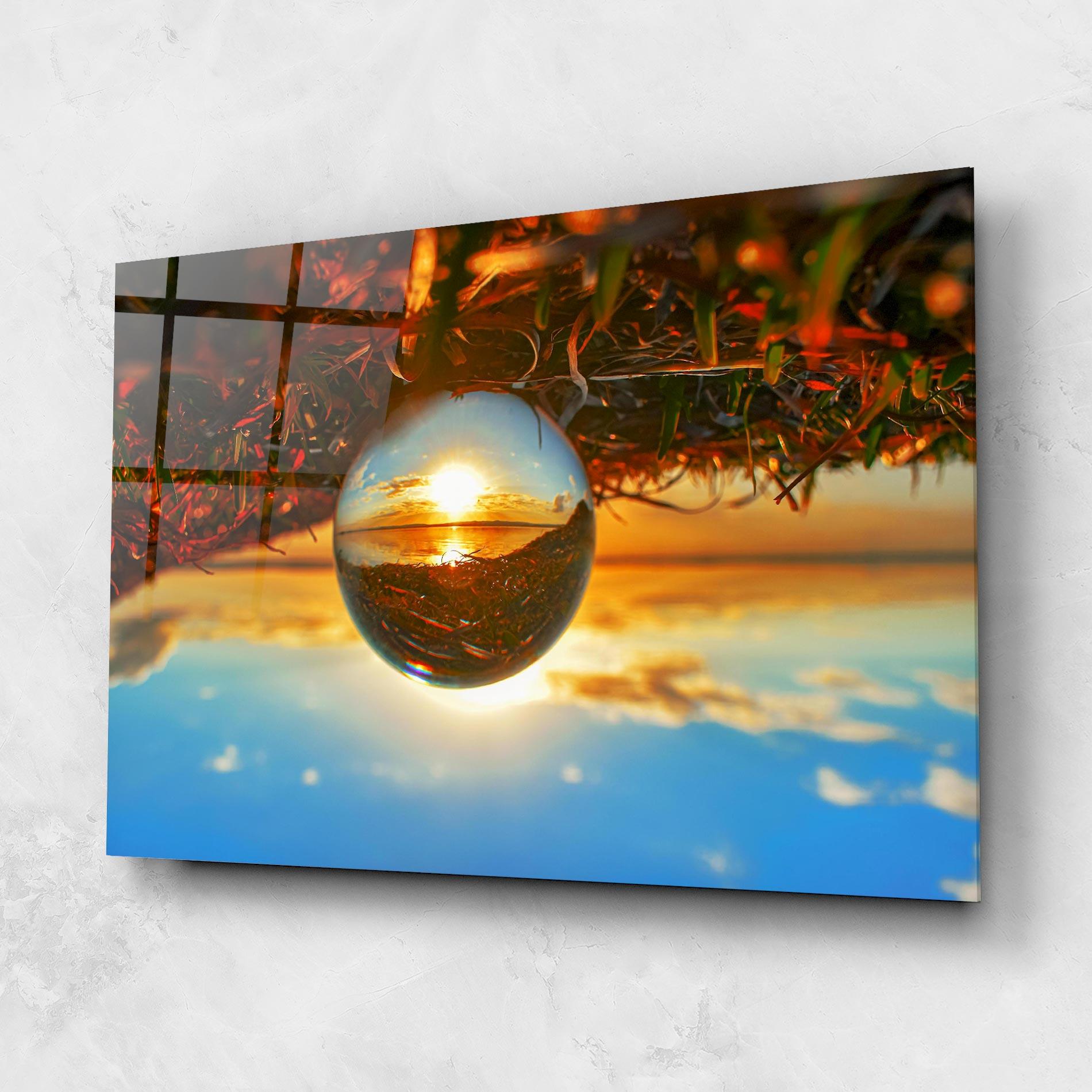 Glasbild Creative Crystal Ball mockup 1
