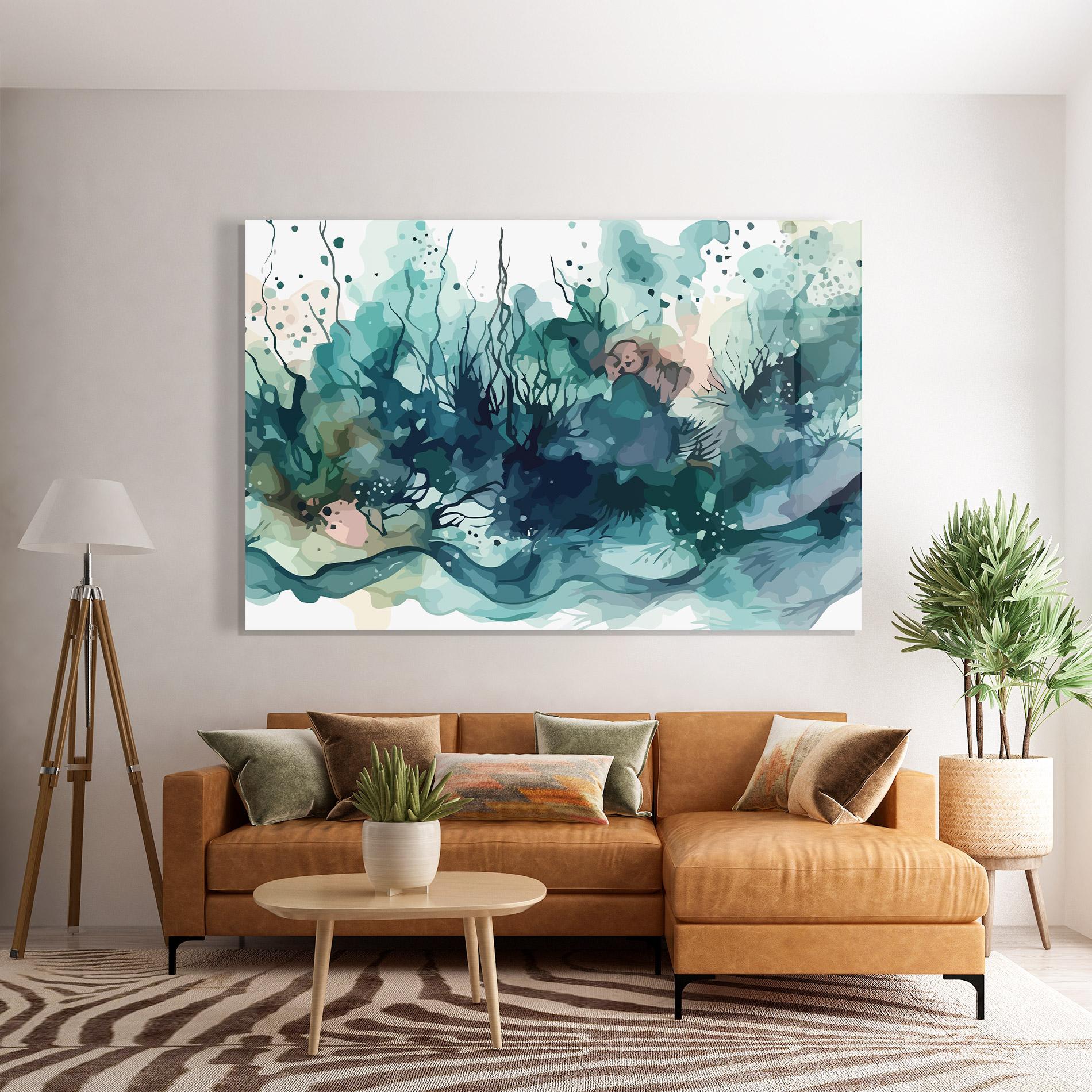 Glasbild Deep Ocean Art mockup 7