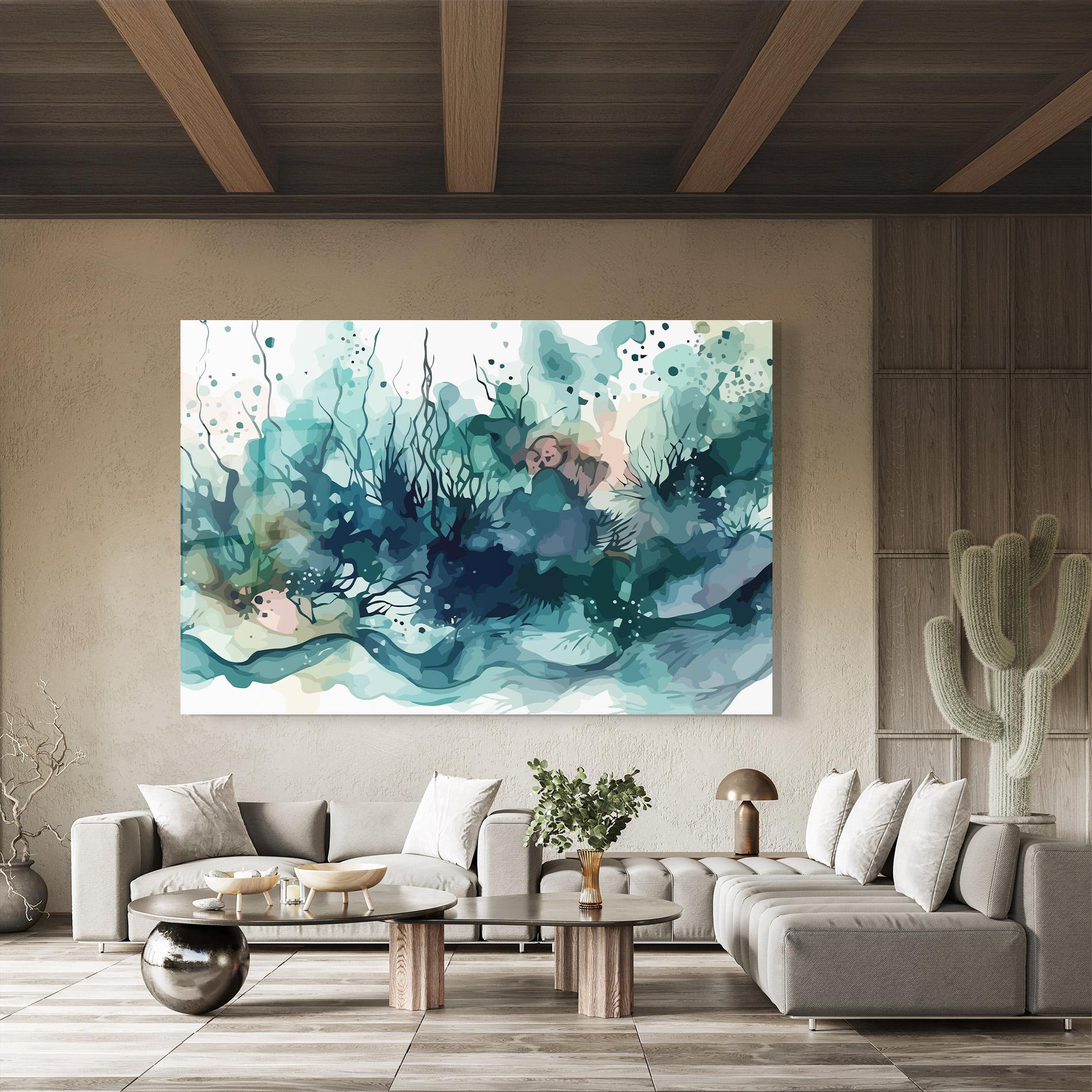 Glasbild Deep Ocean Art mockup 8