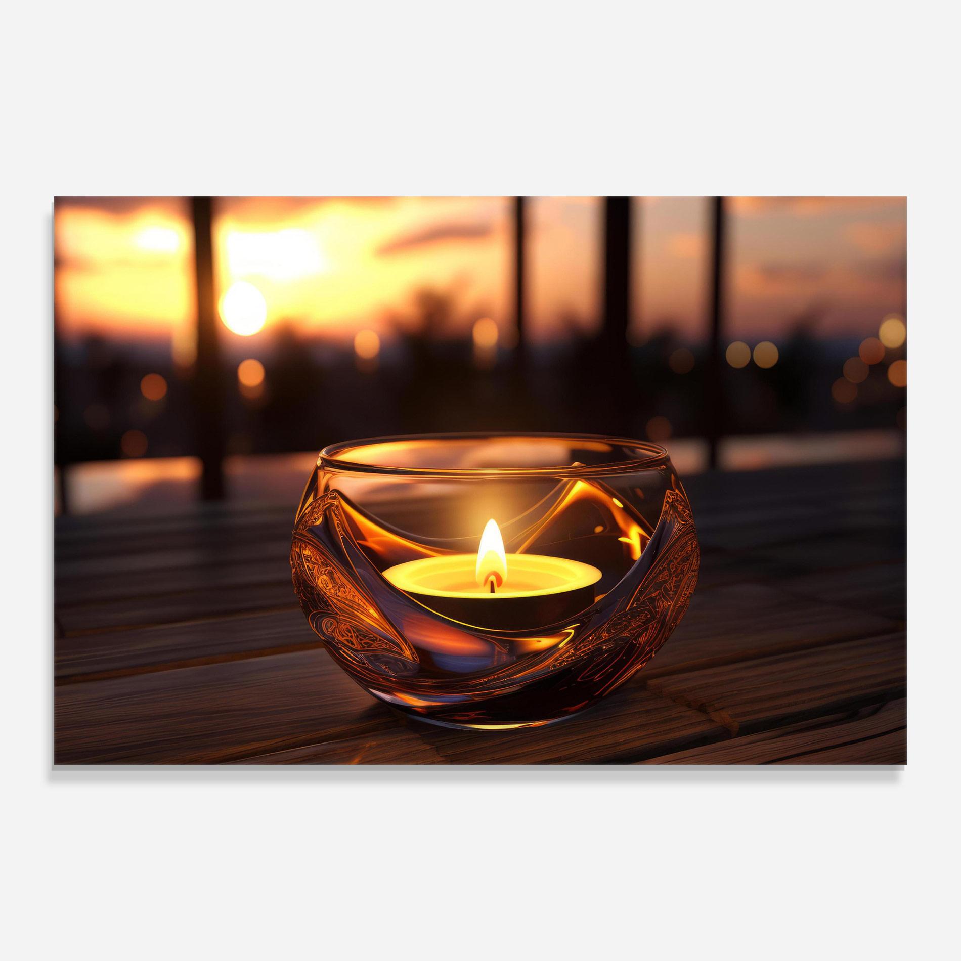 Glasbild Fire Bowl mockup 0