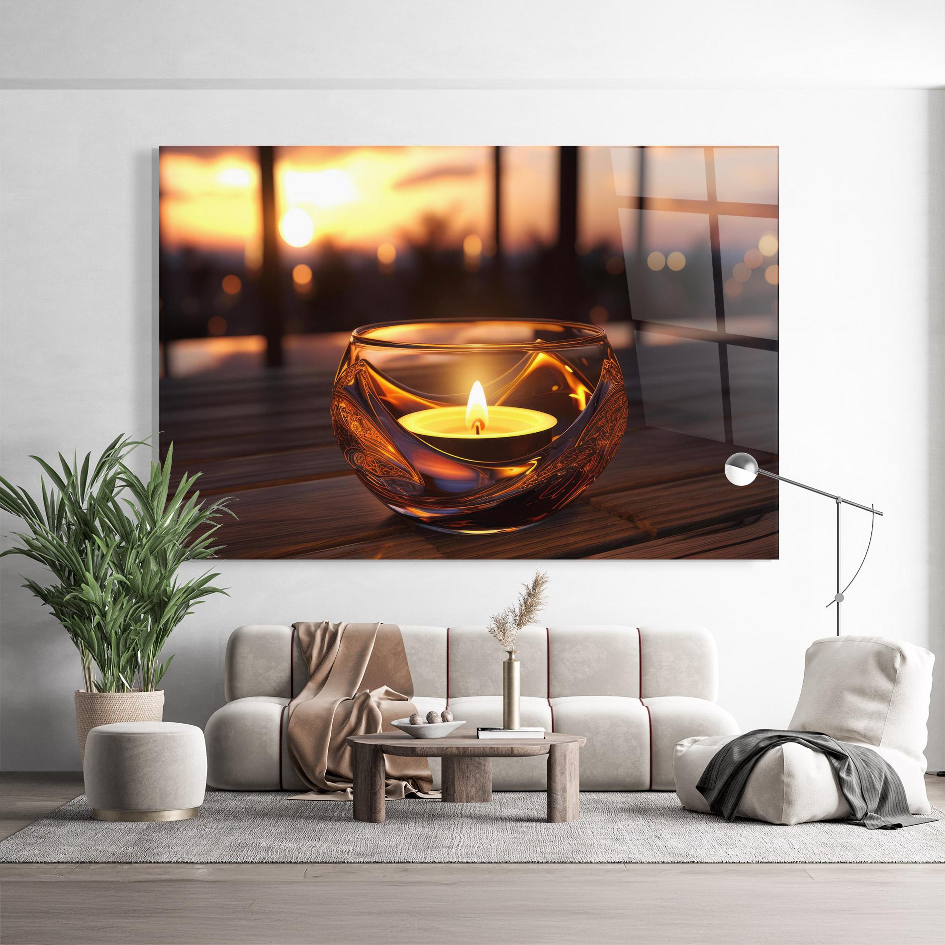 Glasbild Fire Bowl mockup 9