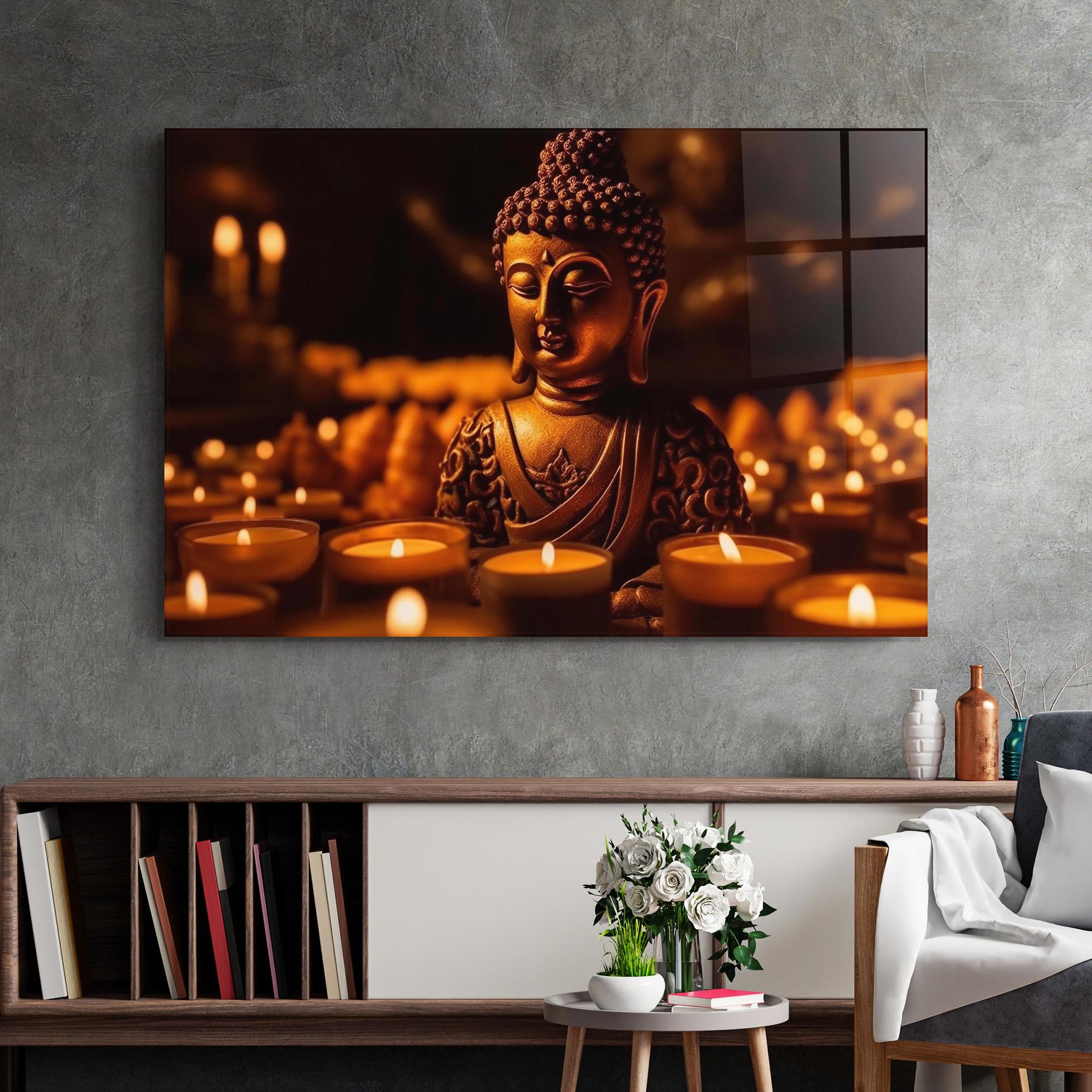 Glasbild Religions Tranquil mockup 2