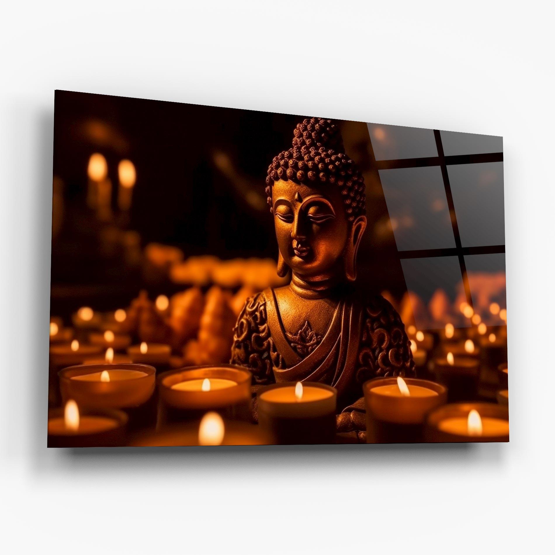 Glasbild Religions Tranquil mockup 6