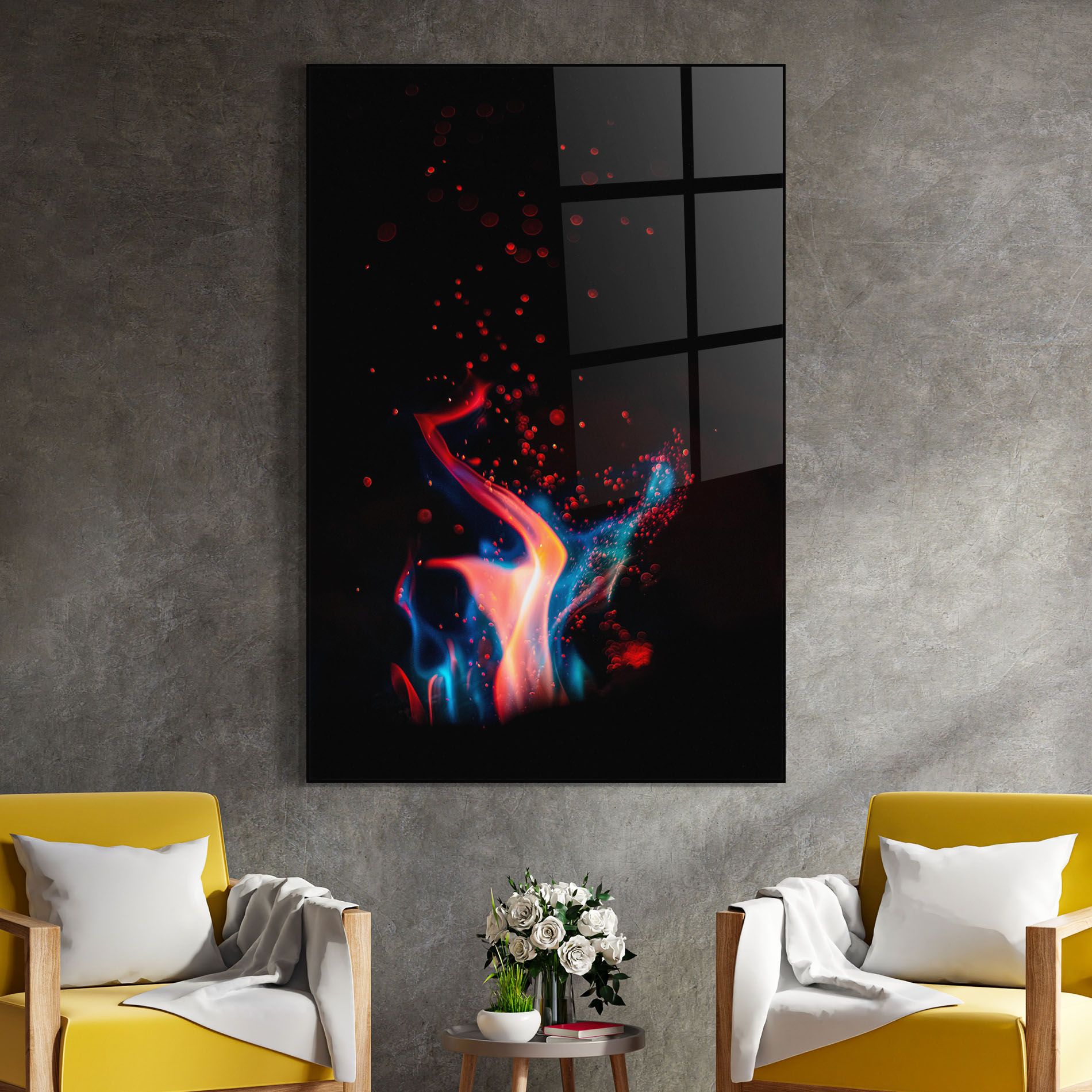 Blue Pink Fire mockup 4