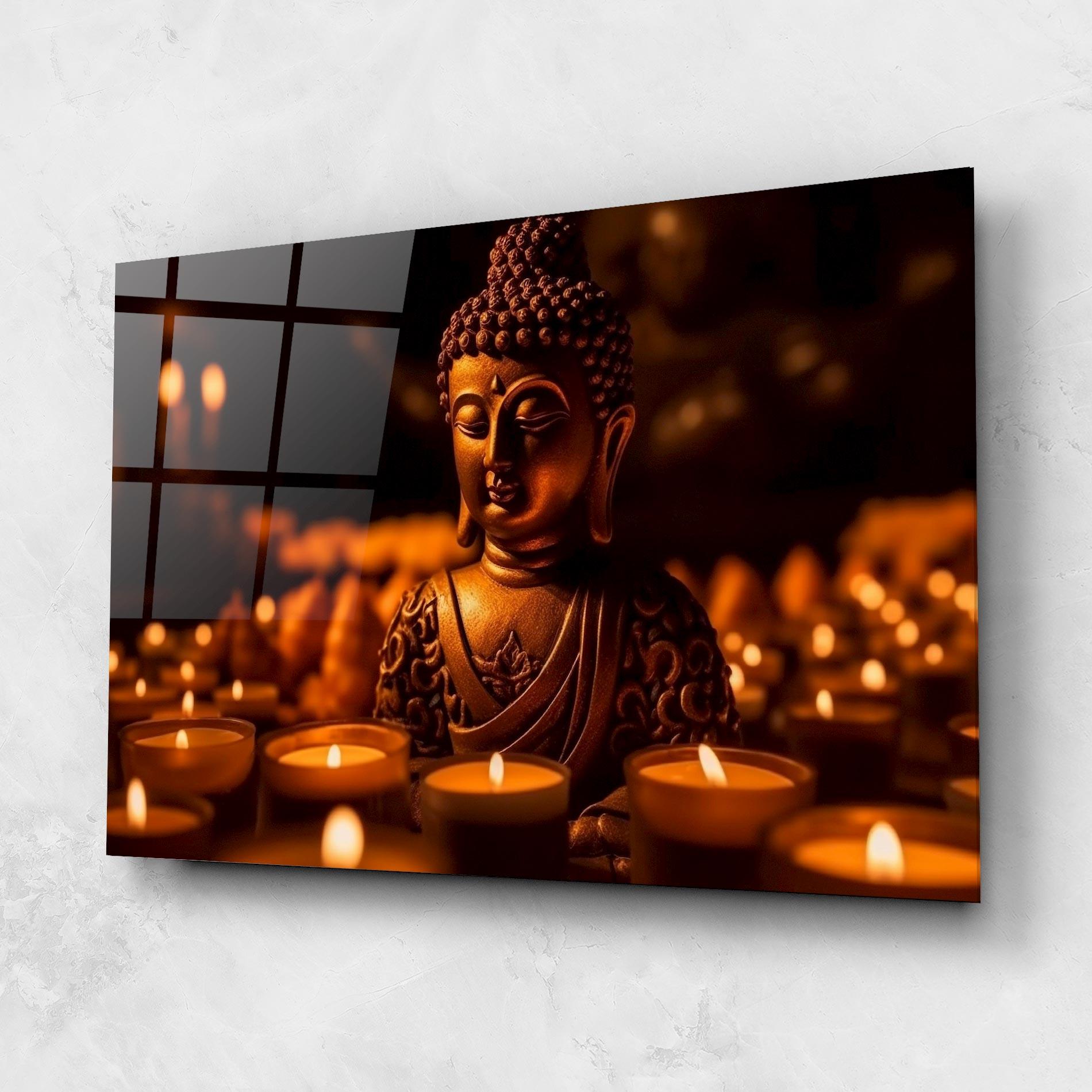 Glasbild Religions Tranquil mockup 1