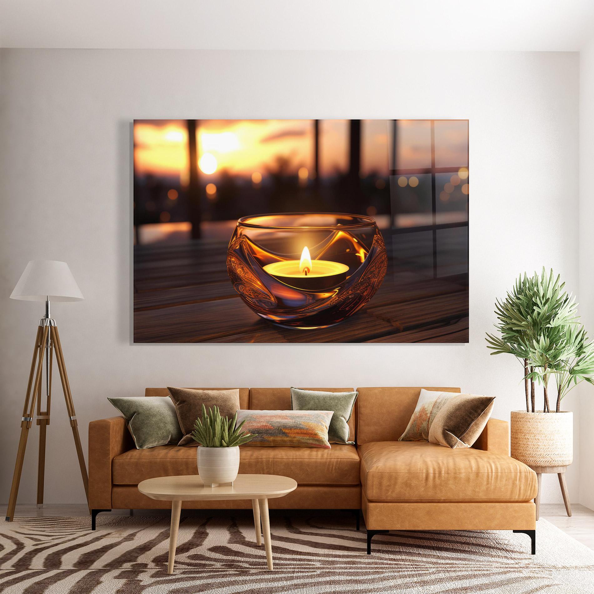 Glasbild Fire Bowl mockup 7