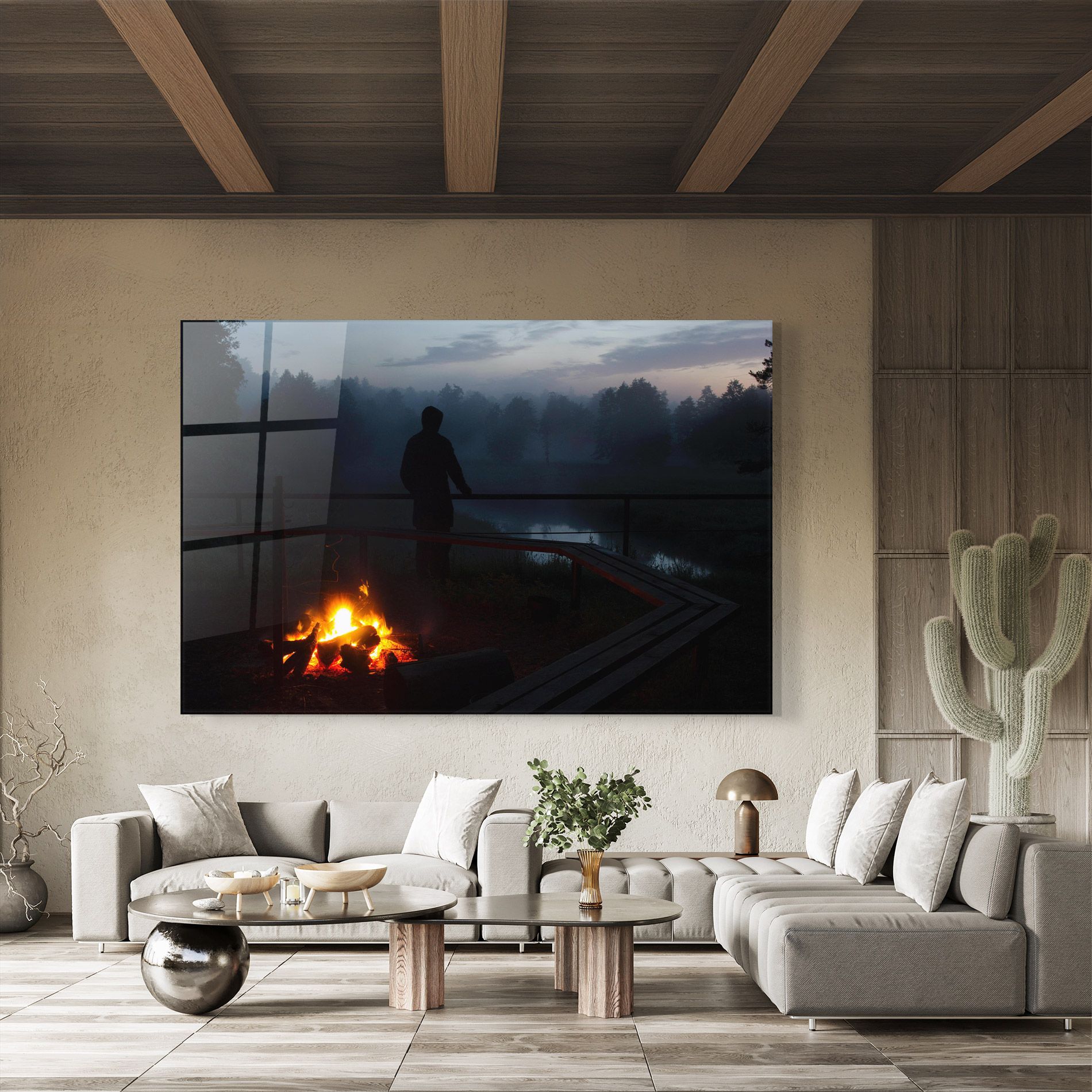 Beautiful Fire View mockup 8