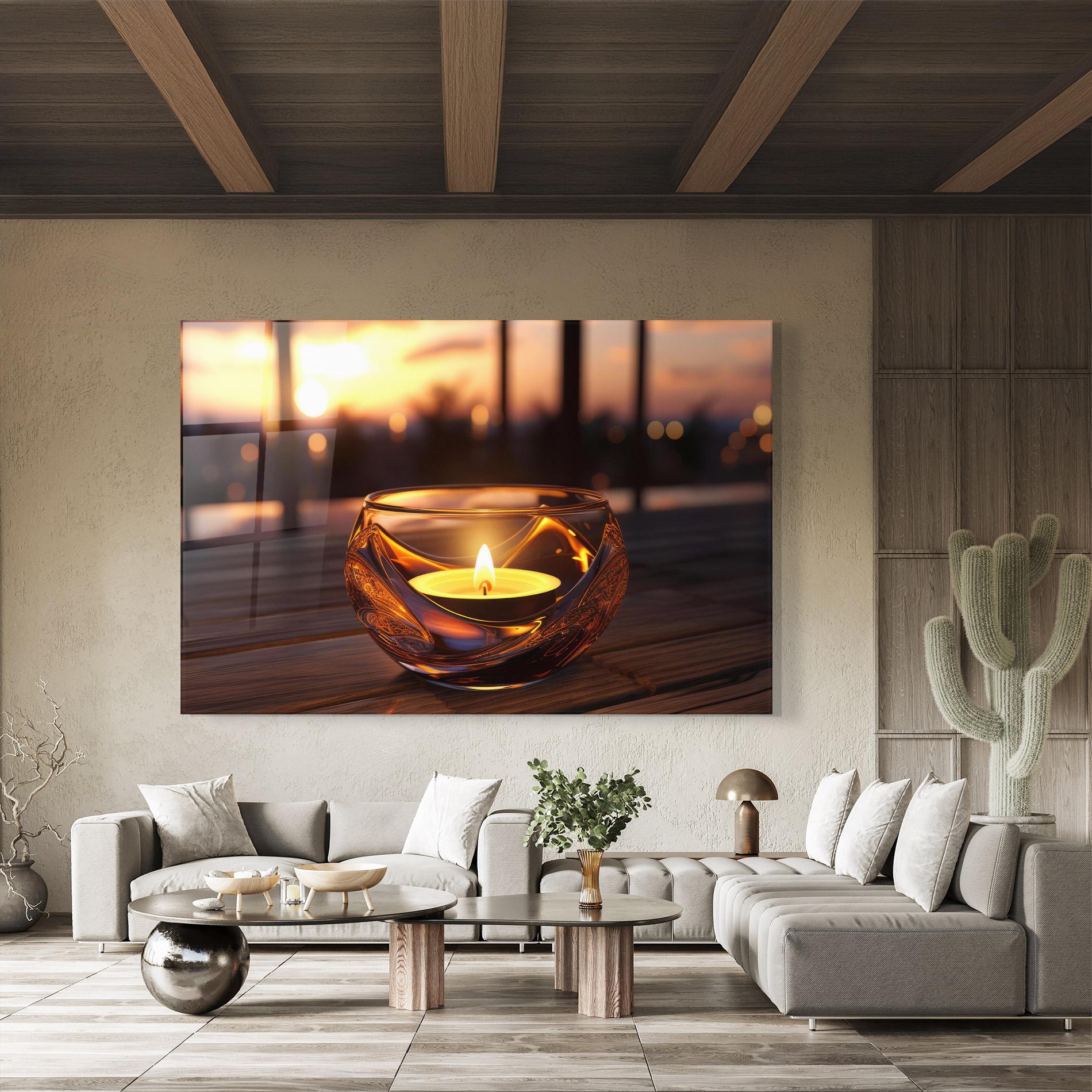 Glasbild Fire Bowl mockup 8