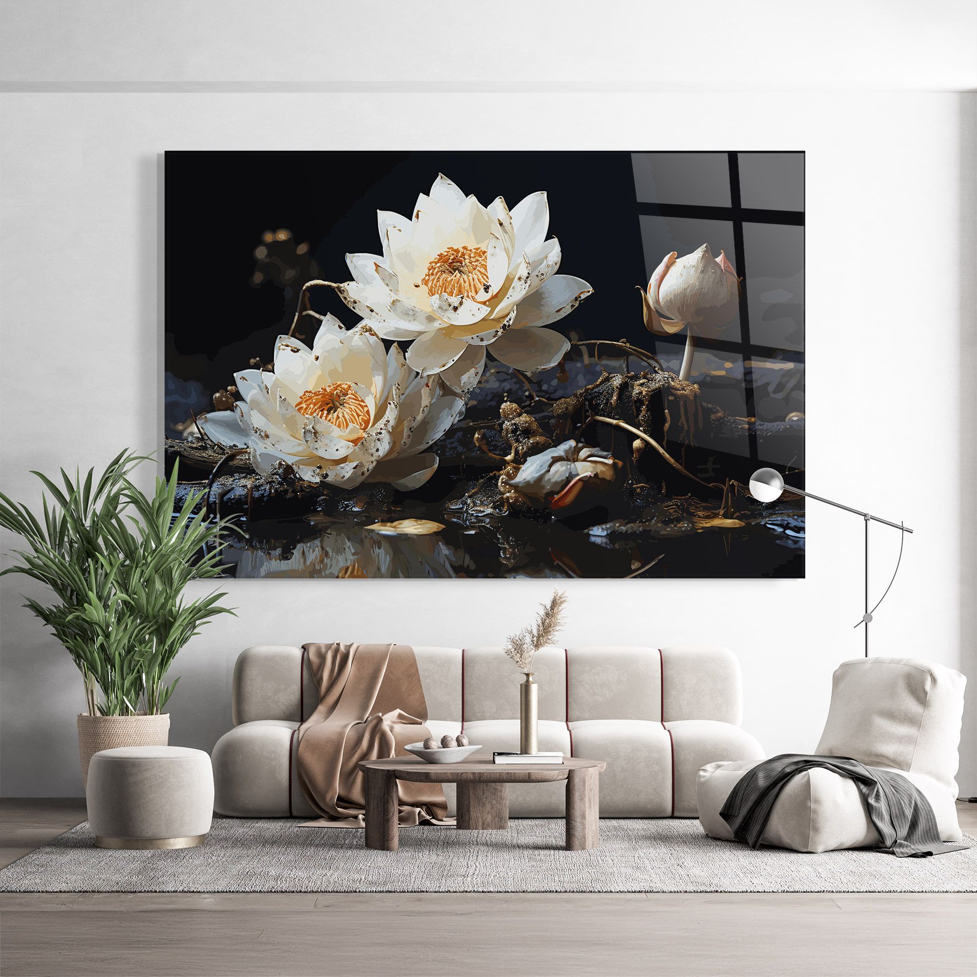 Beautiful White Nature mockup 9