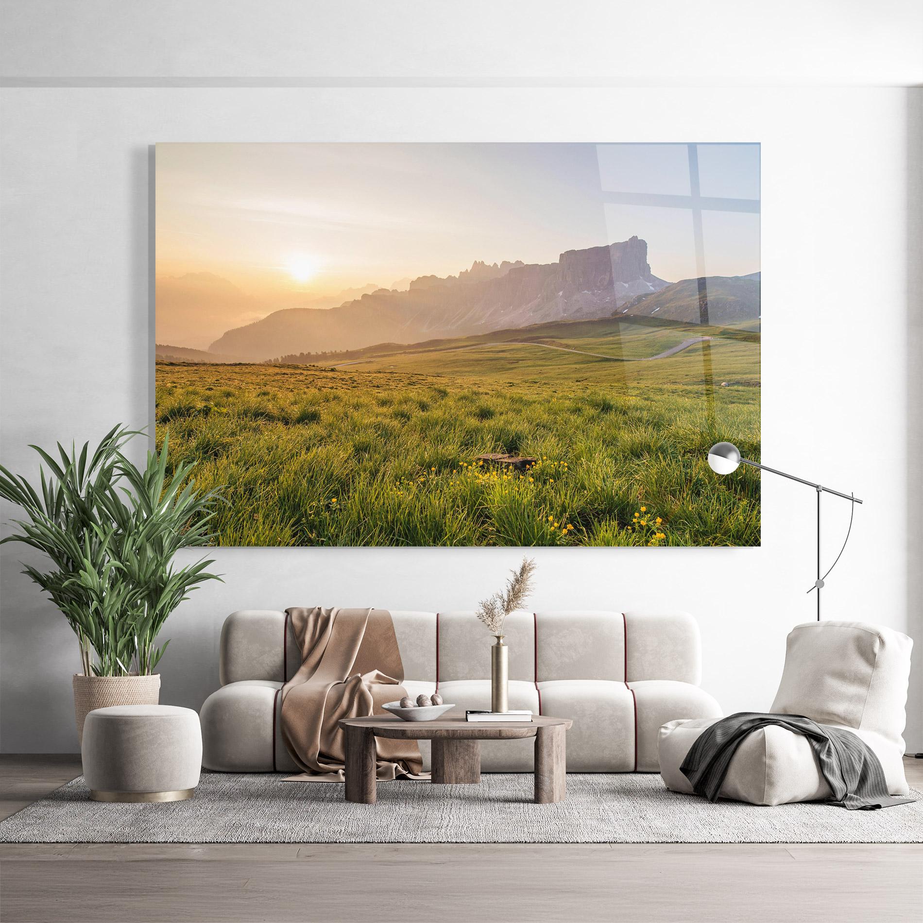 Glasbild Calming View mockup 9