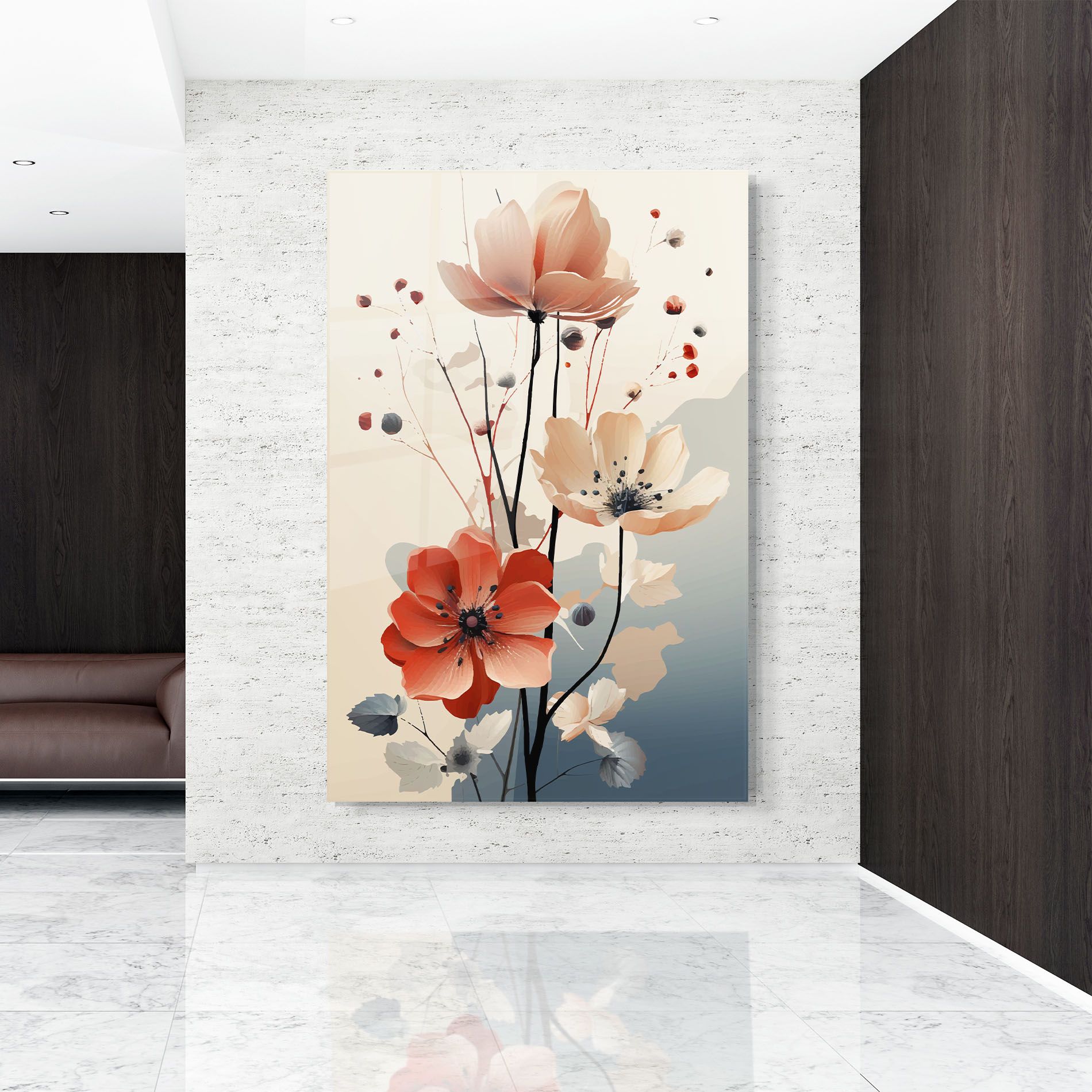 Cream Flower Nature mockup 9