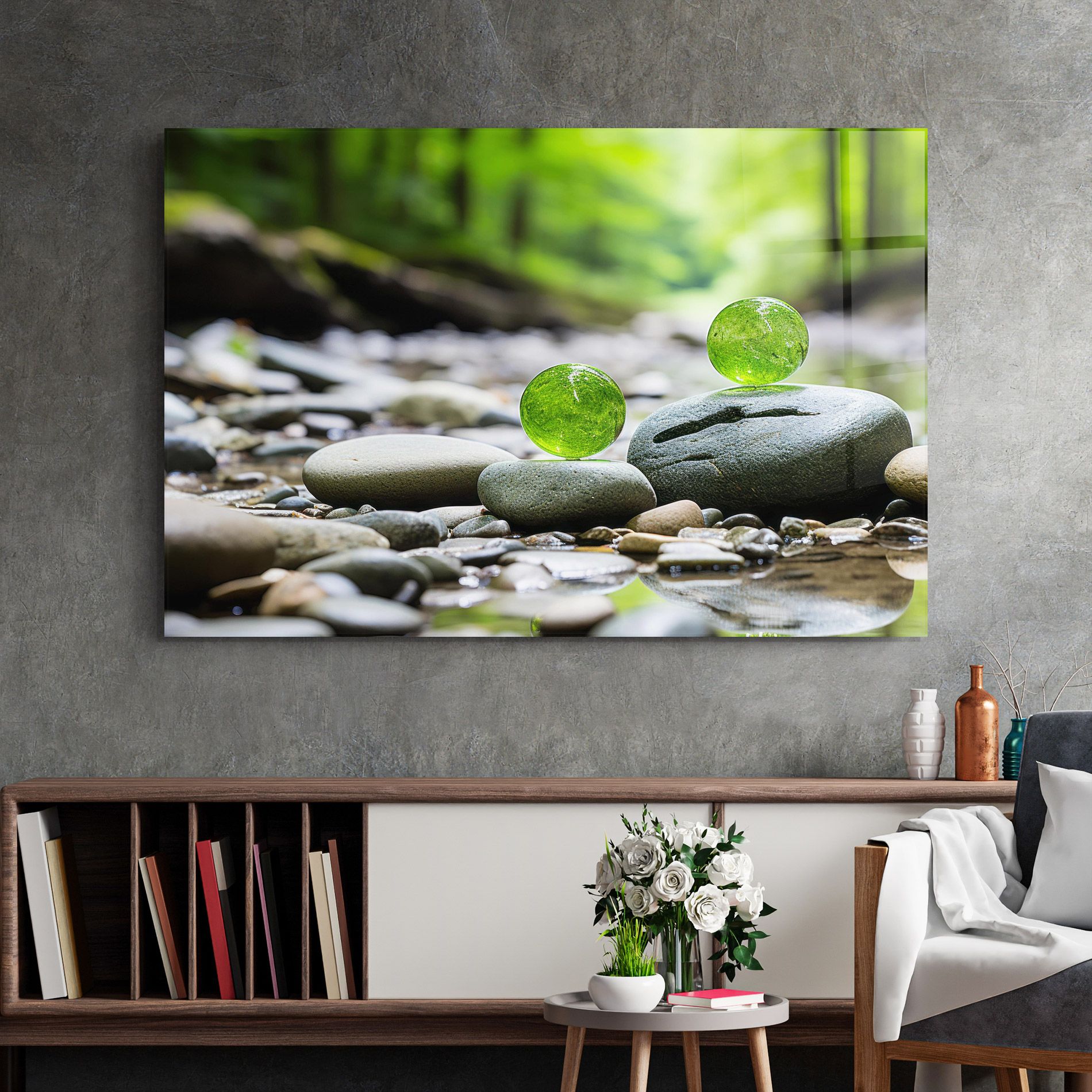 Green Glass Balls mockup 2