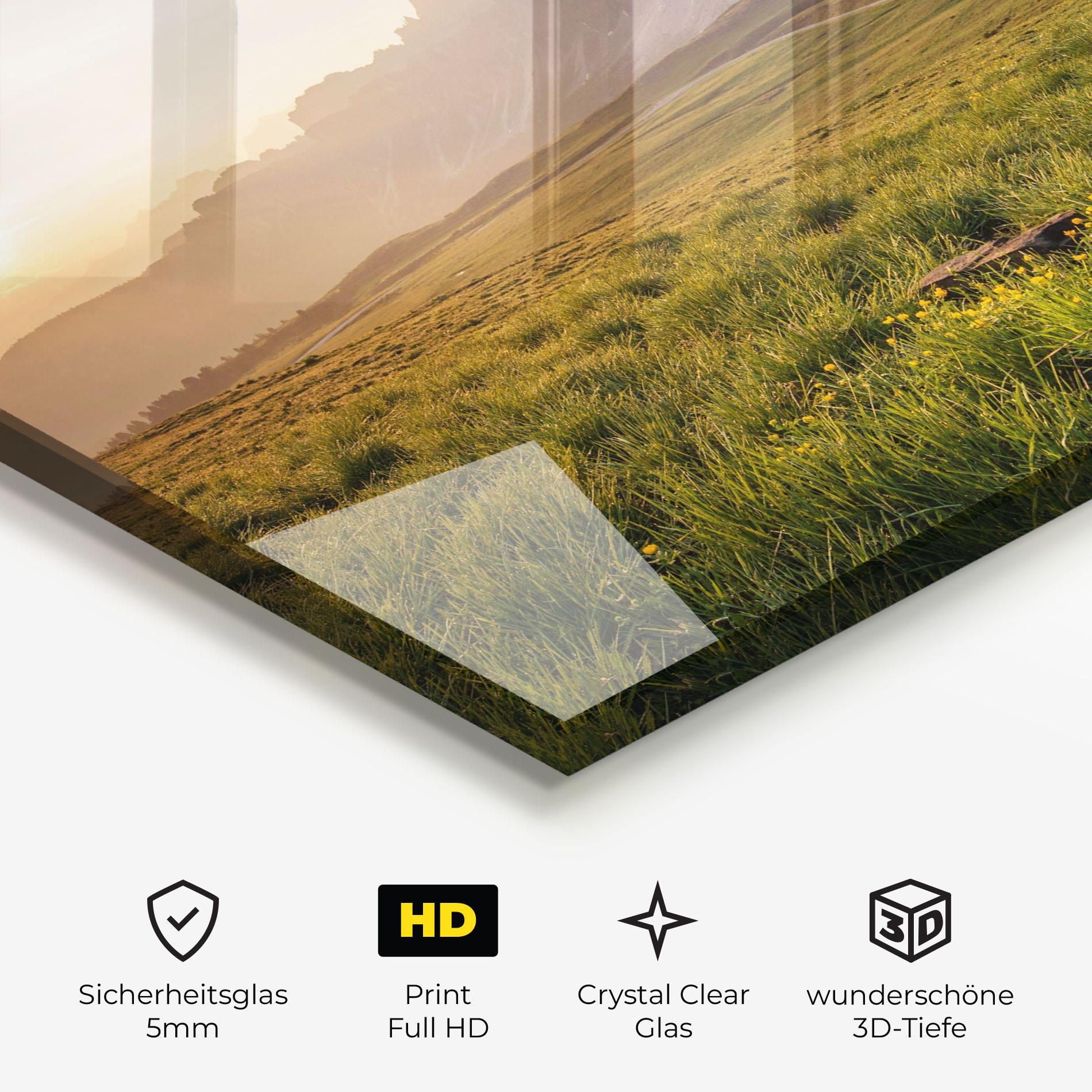 Glasbild Calming View mockup 3