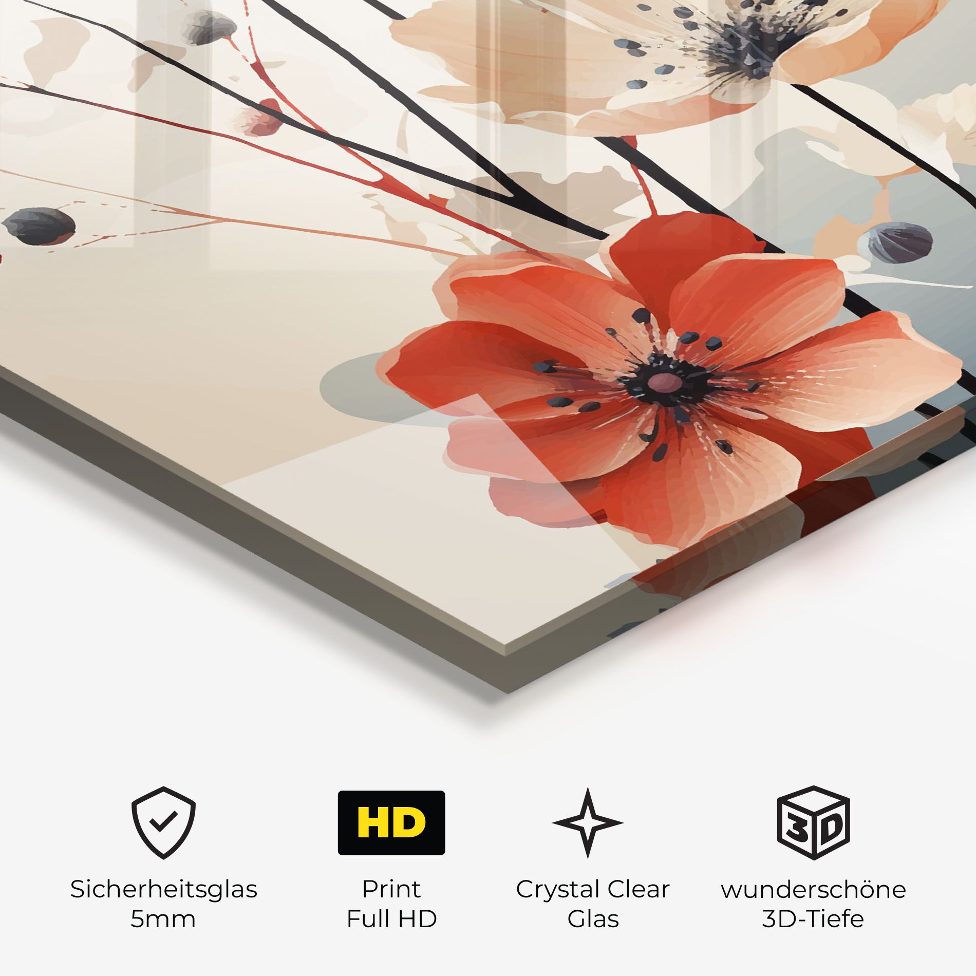 Cream Flower Nature mockup 3