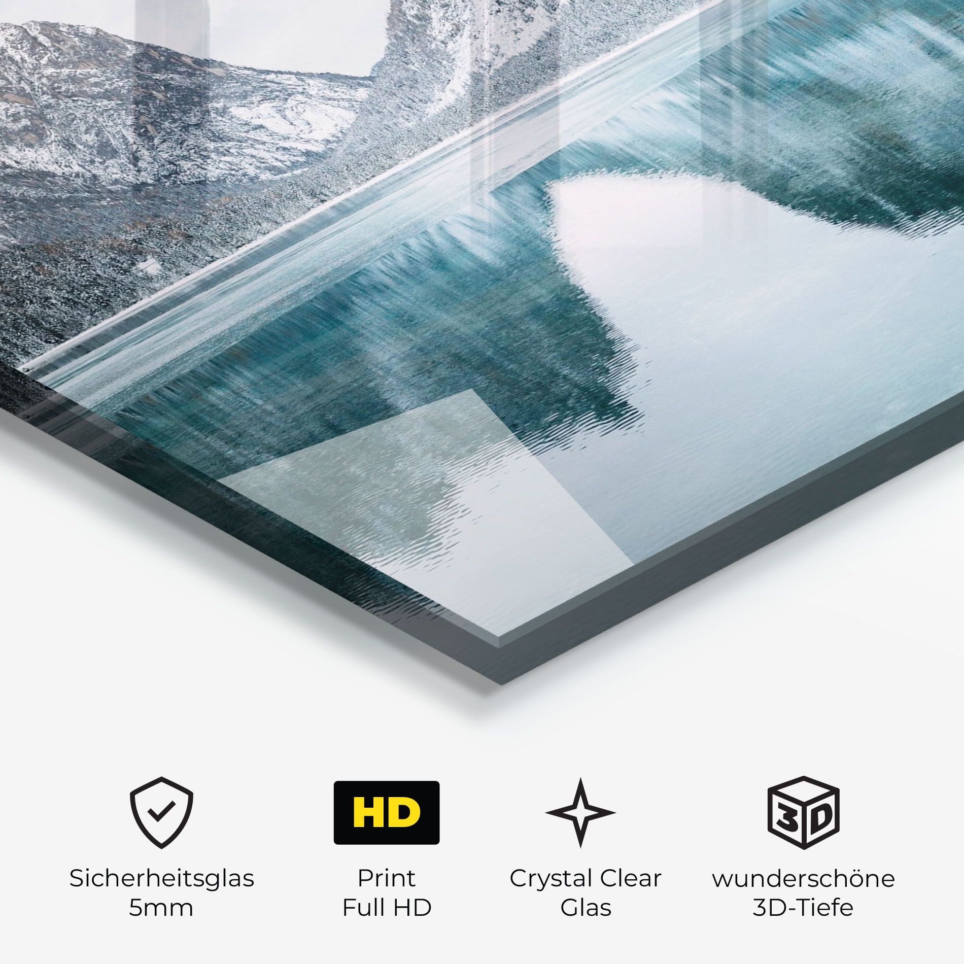 Lake Reflection Mountain mockup 3