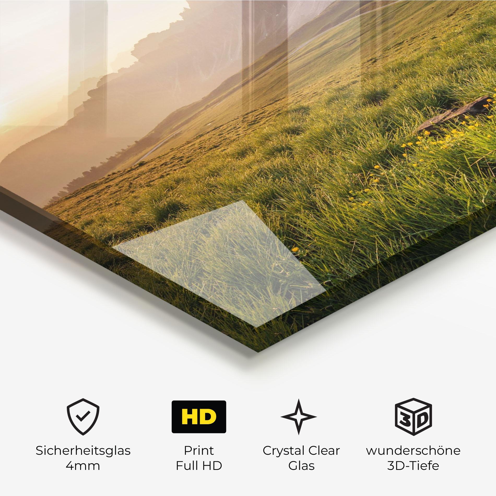 Glasbild Calming View mockup 3