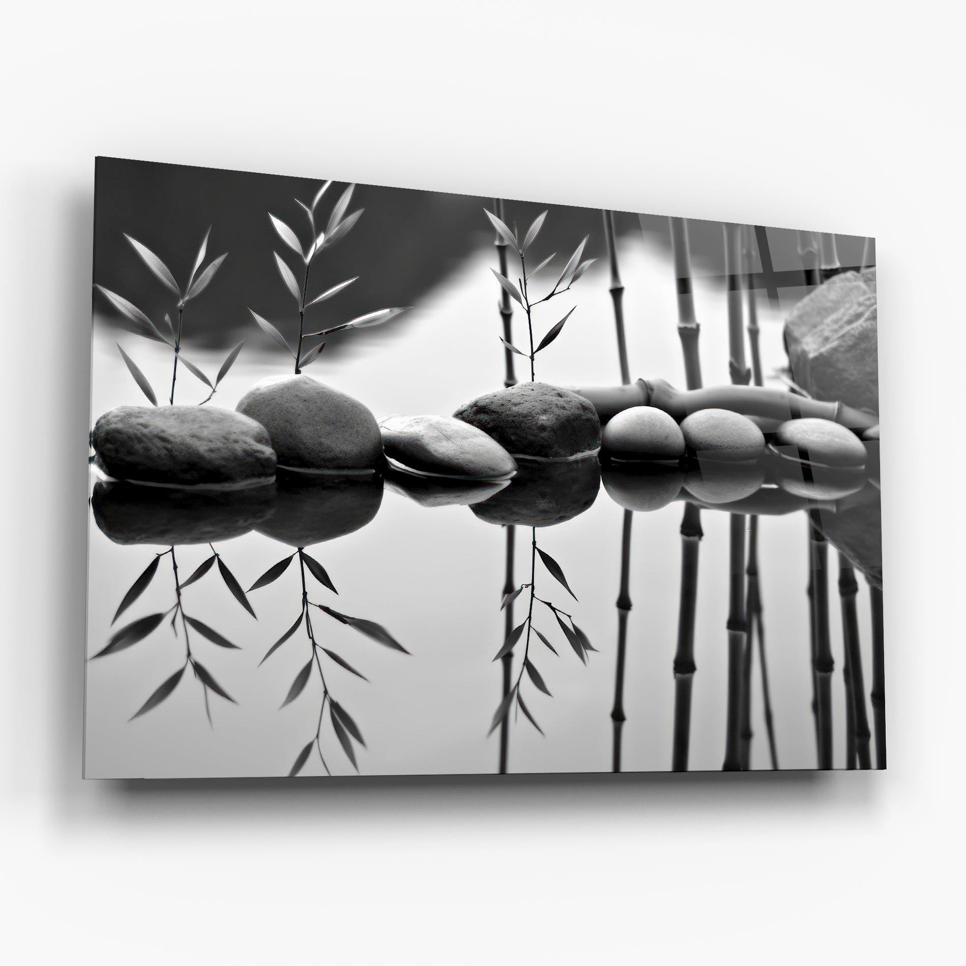Glasbild Bamboo Lake mockup 6