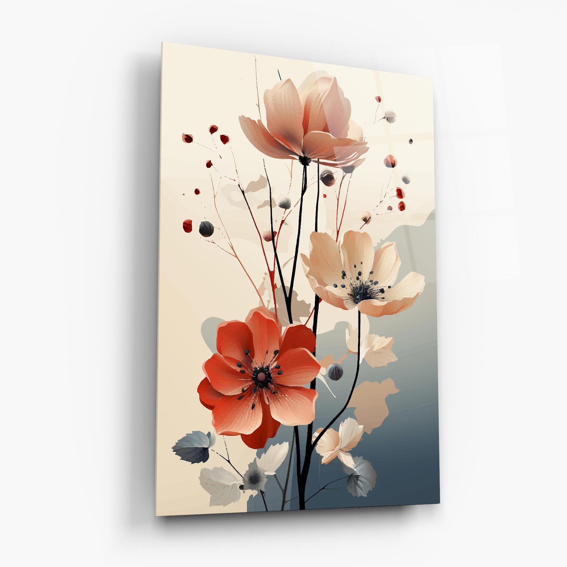 Cream Flower Nature mockup 6