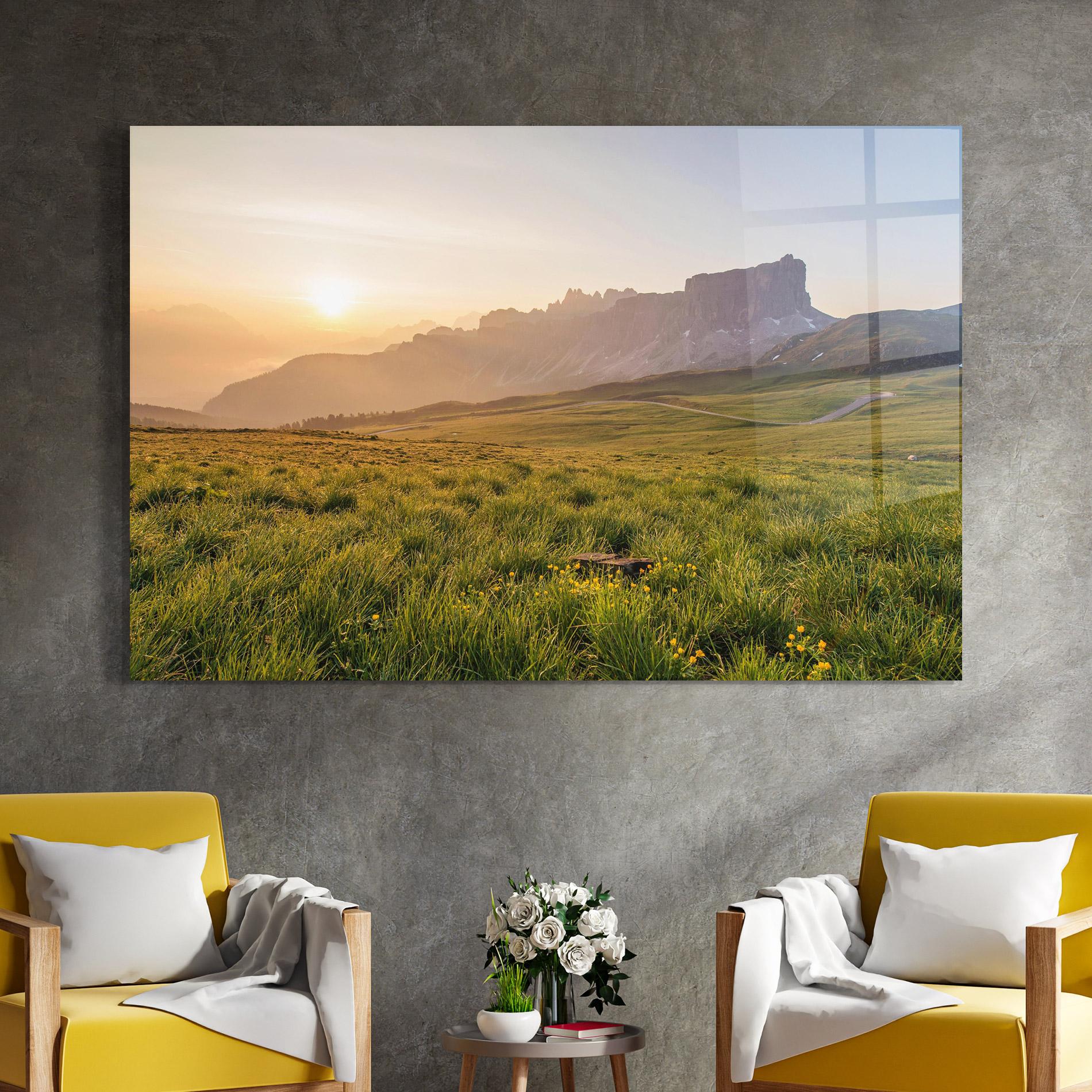 Glasbild Calming View mockup 4