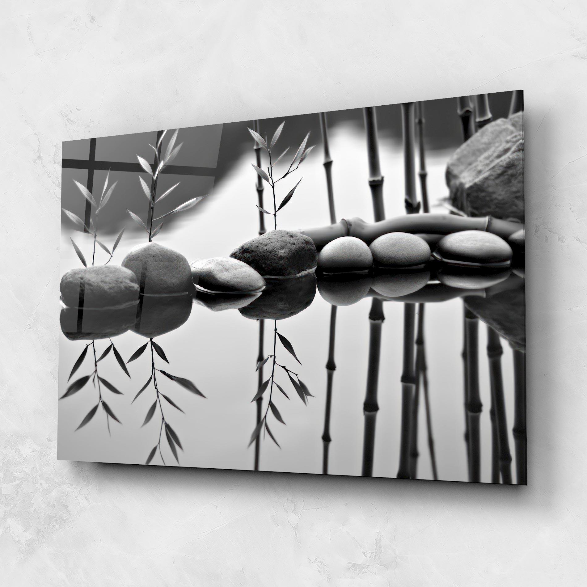 Glasbild Bamboo Lake mockup 1