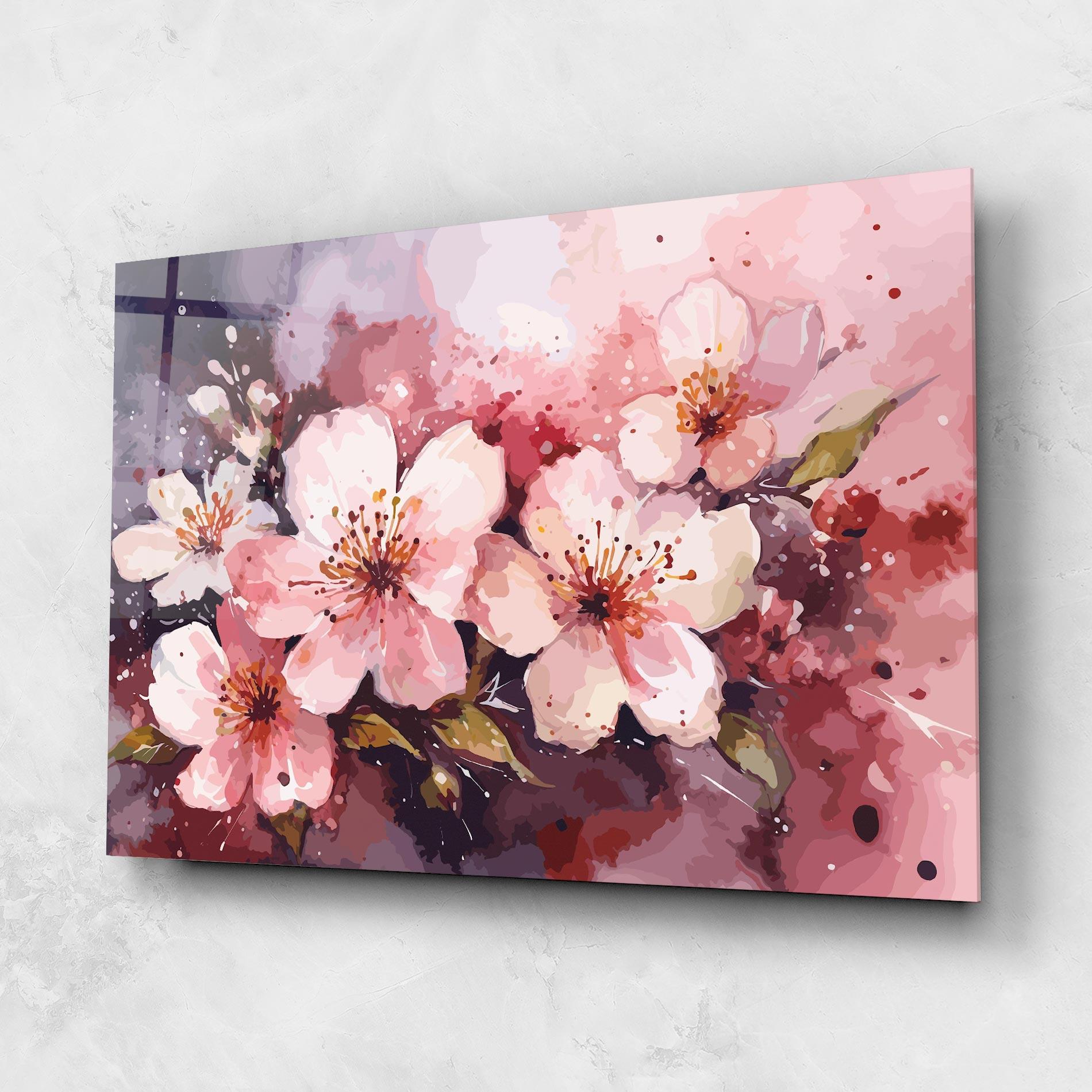 Glasbild Beautiful Nature Art mockup 1