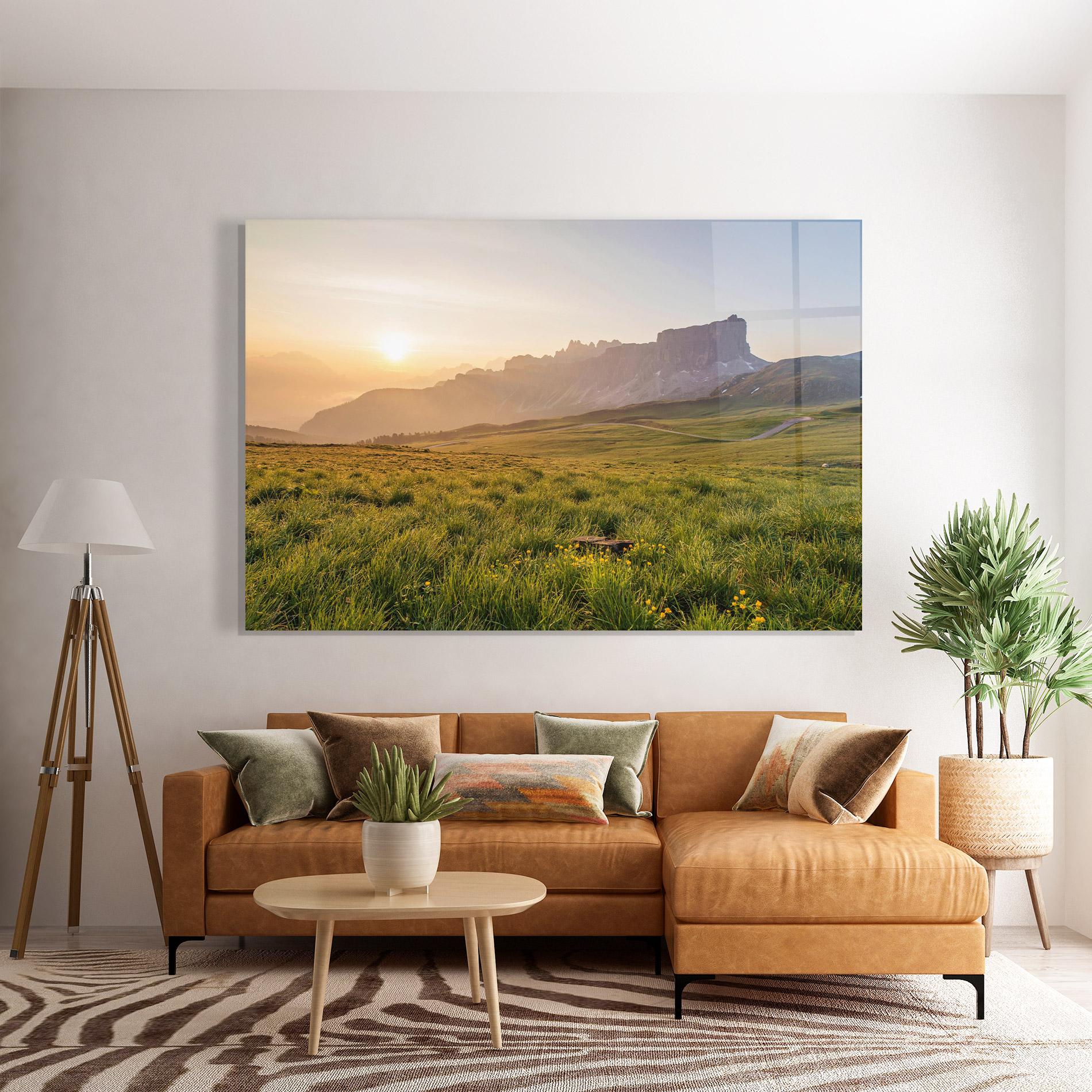 Glasbild Calming View mockup 7