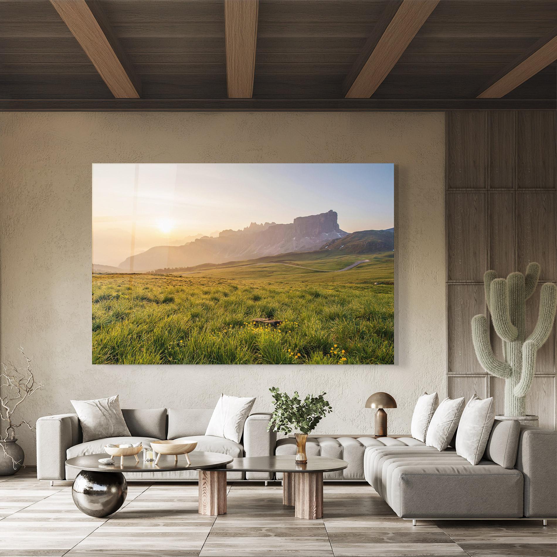 Glasbild Calming View mockup 8