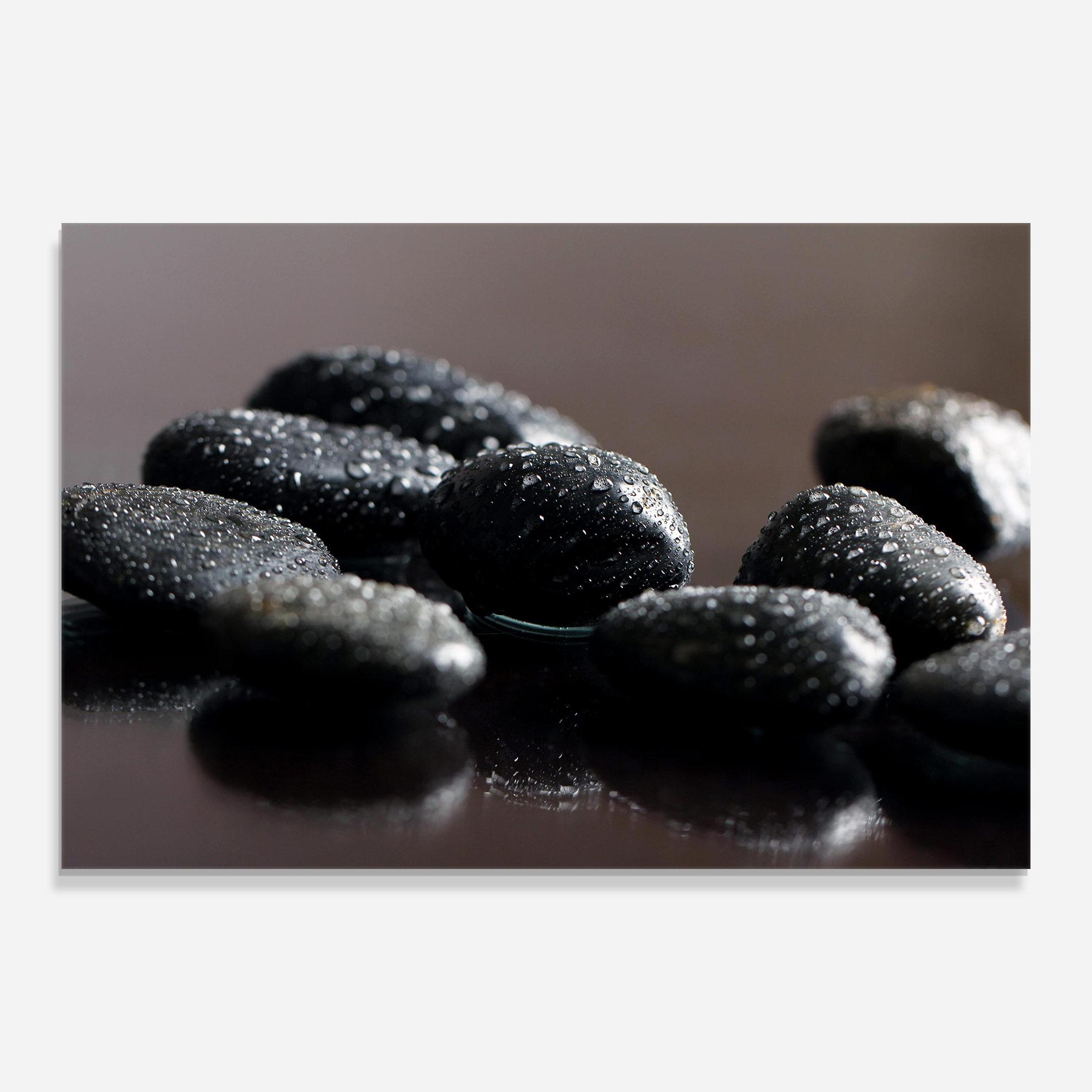 Glasbild Massage Stones mockup 0