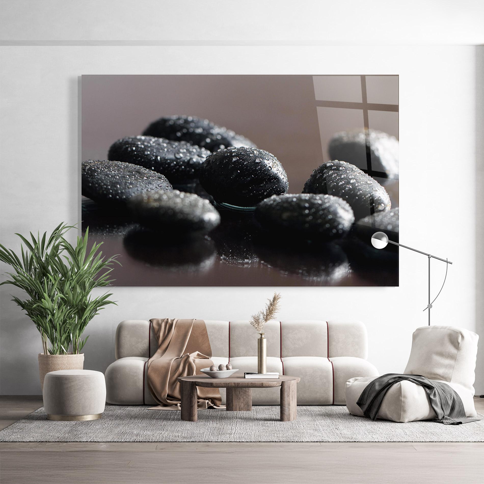 Glasbild Massage Stones mockup 9