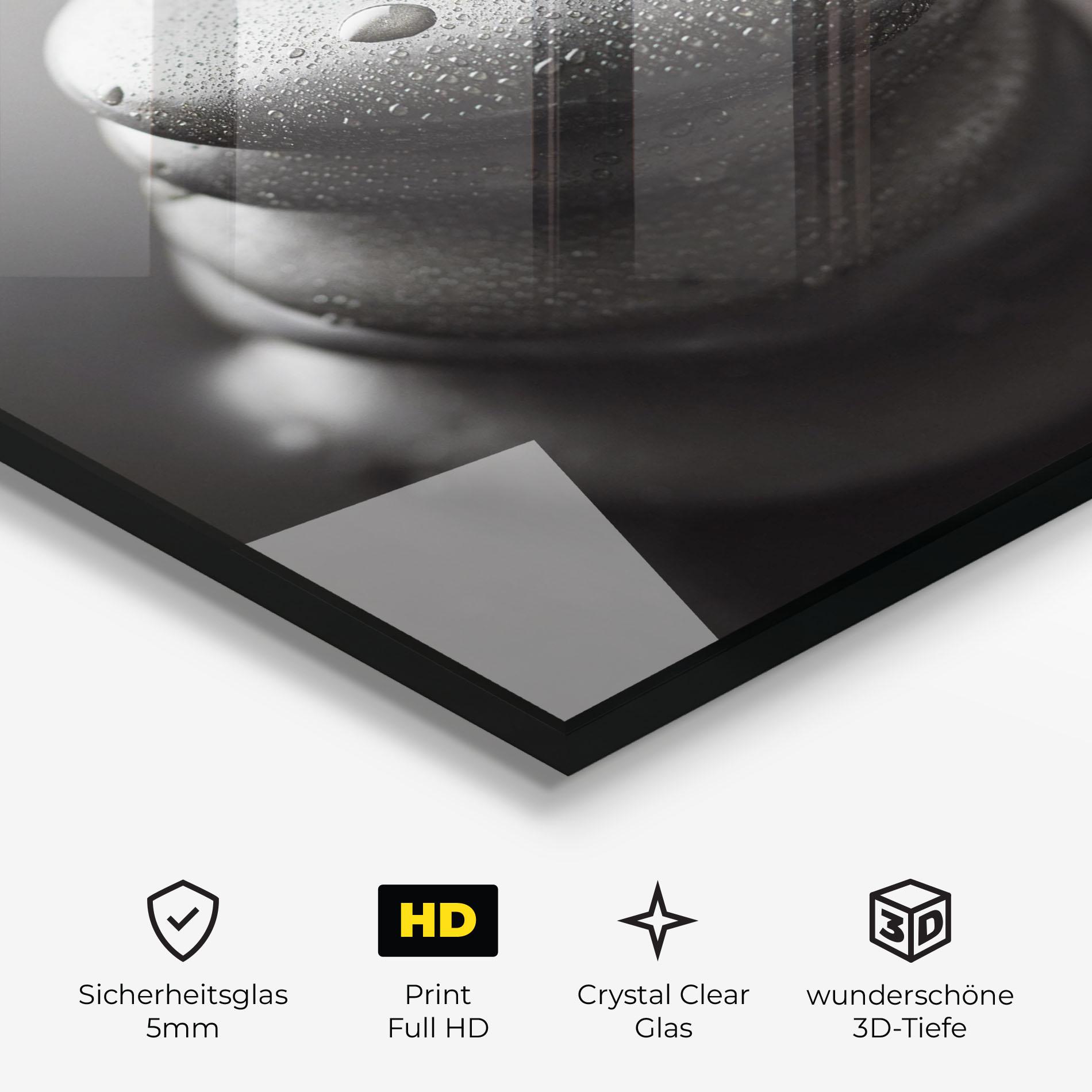 Glasbild Beautiful Stones mockup 3