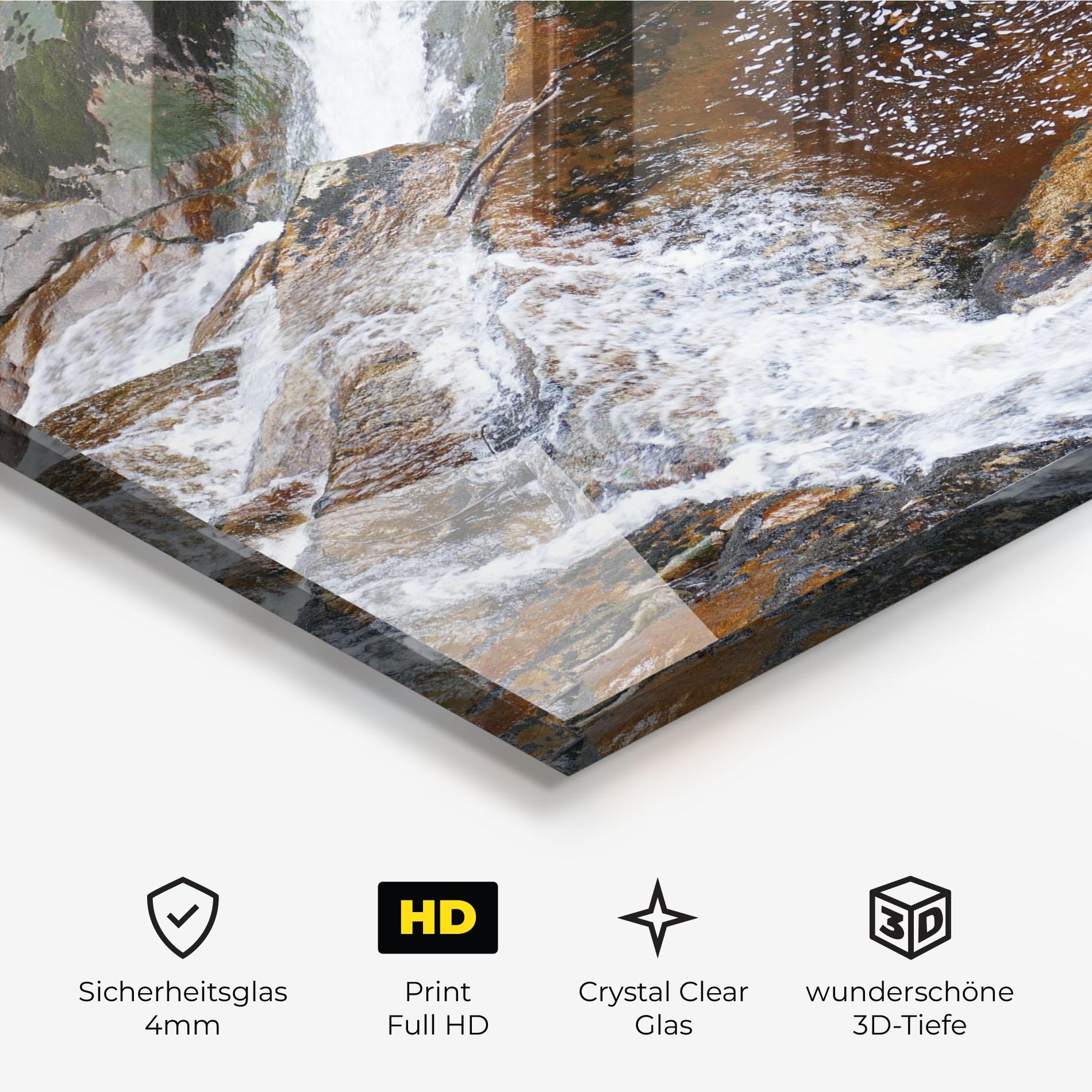 Glasbild Forest Peace mockup 3