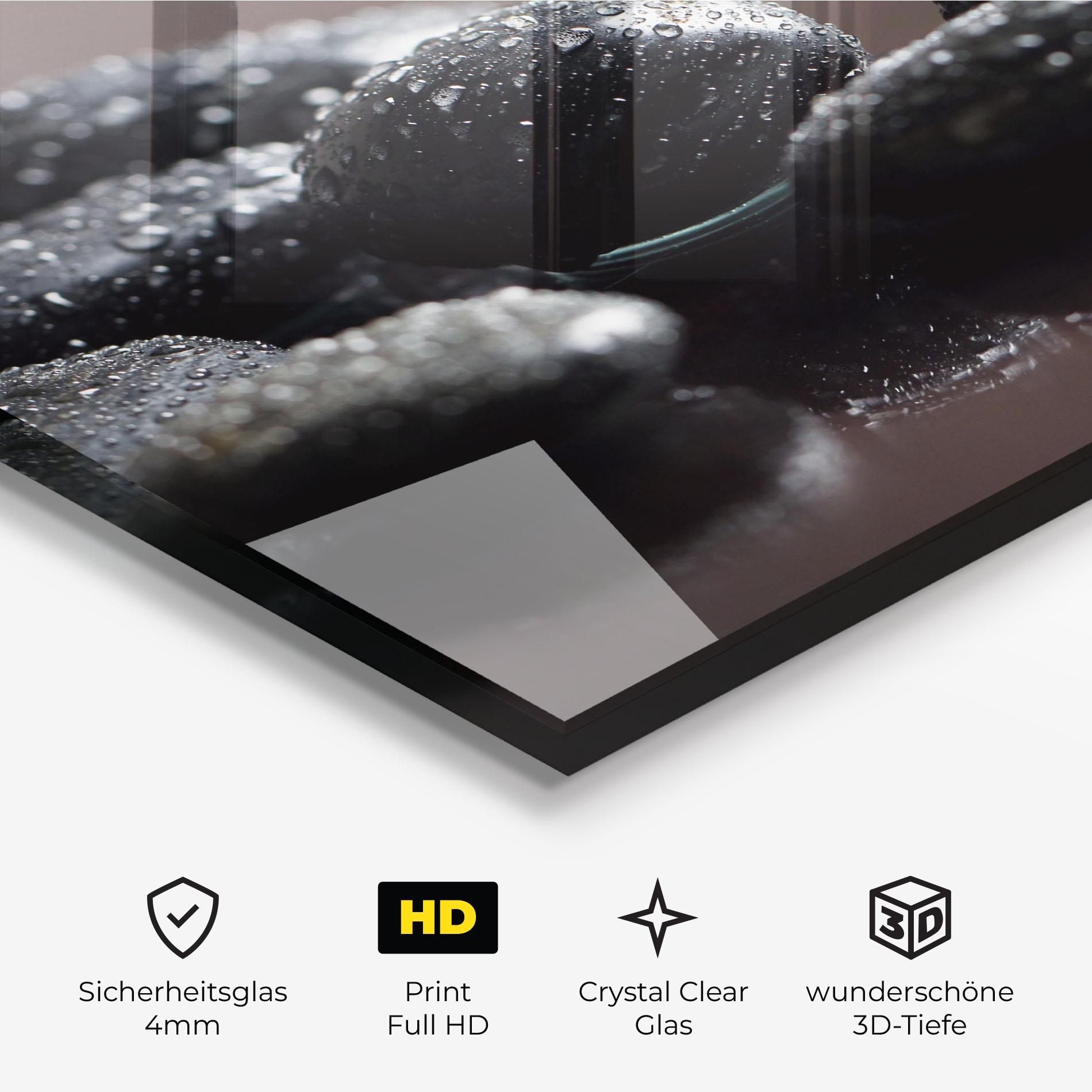 Glasbild Massage Stones mockup 3