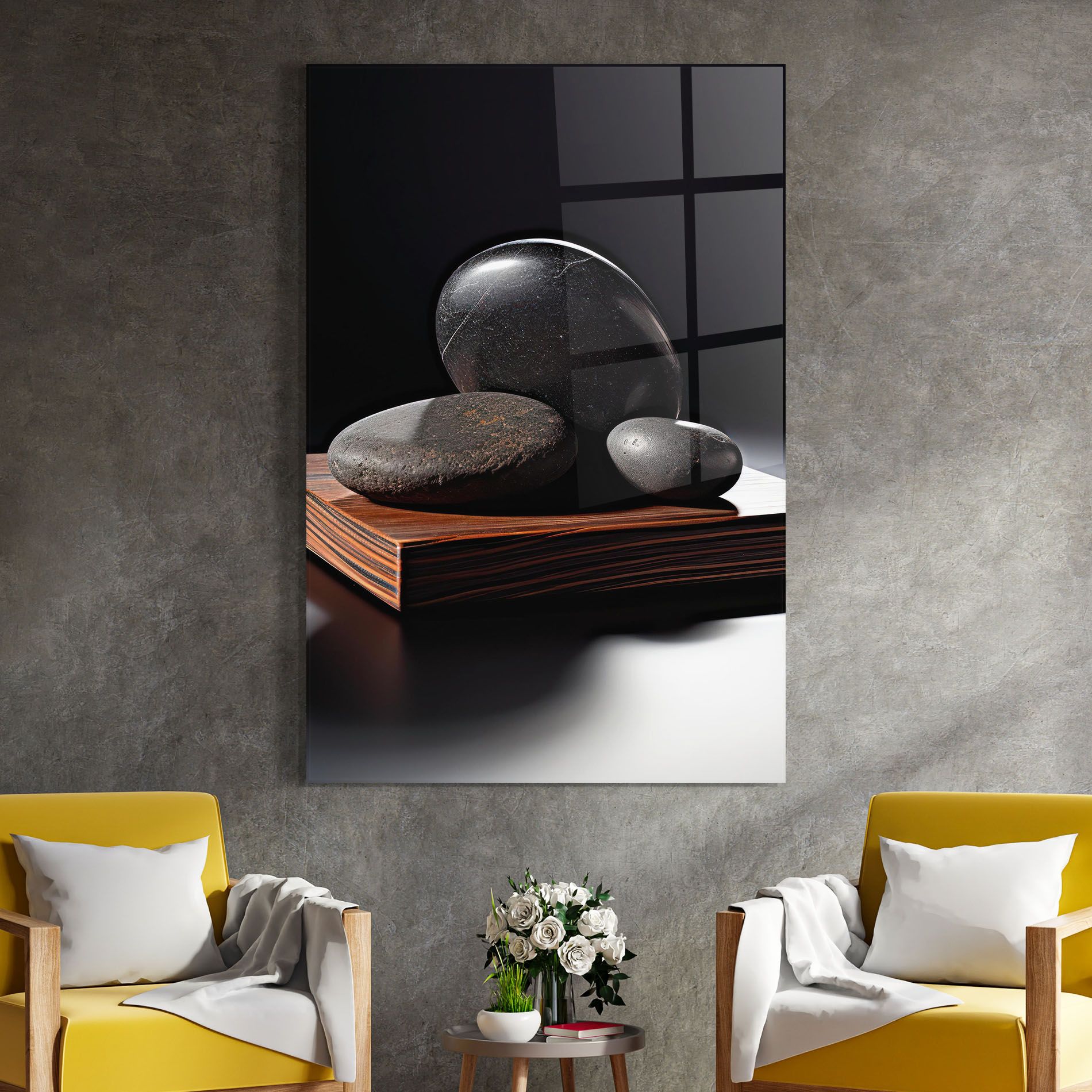 Black Zen Stones mockup 4