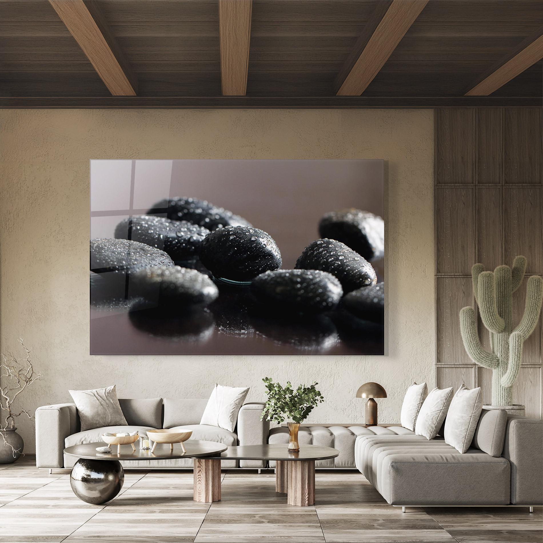 Glasbild Massage Stones mockup 8