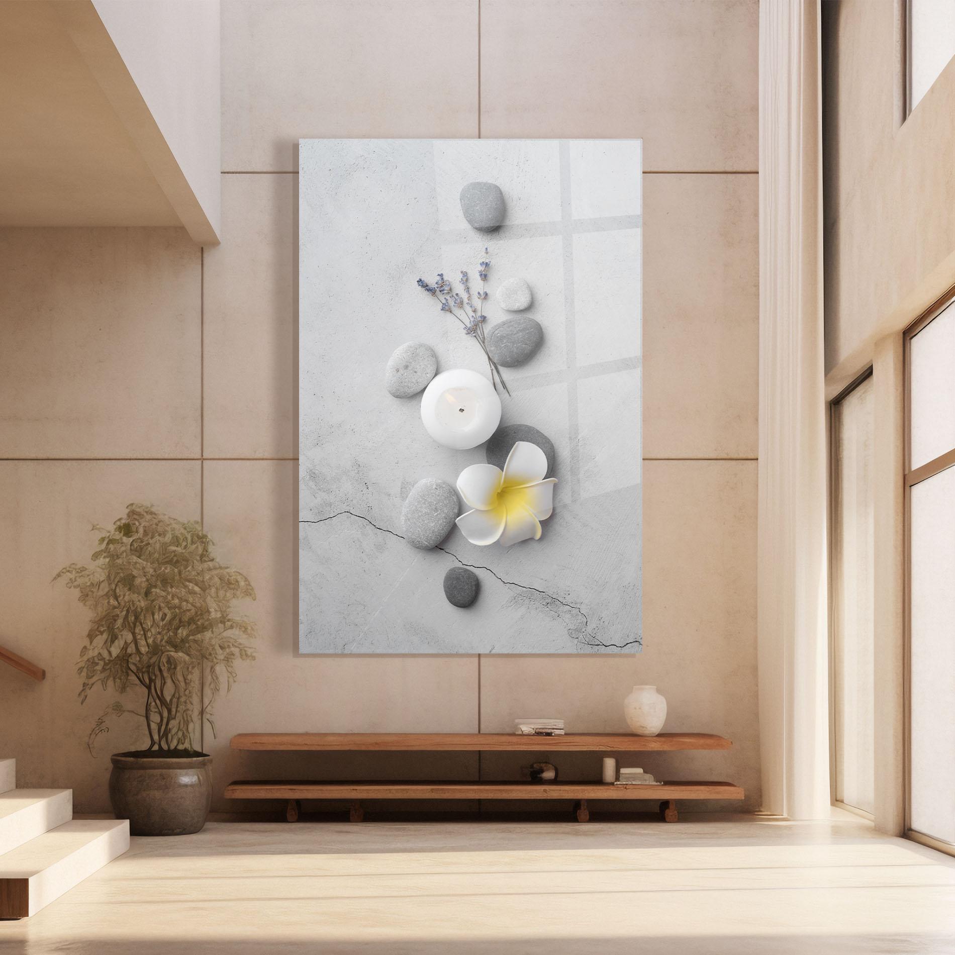 Glasbild Feng Shui Stones mockup 8