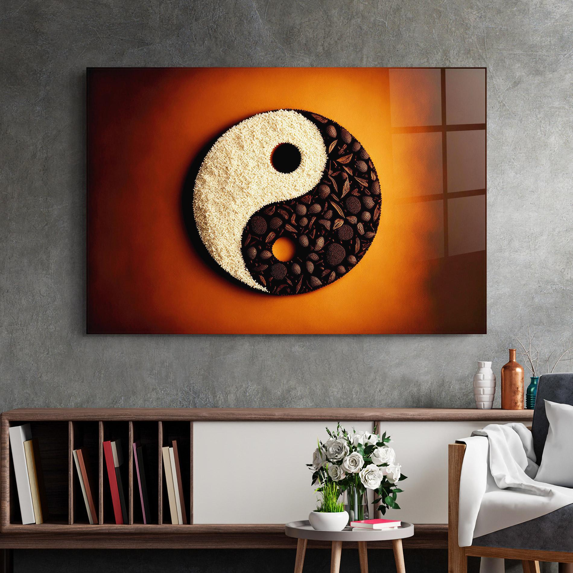 Glasbild Coffee Yinyang mockup 2