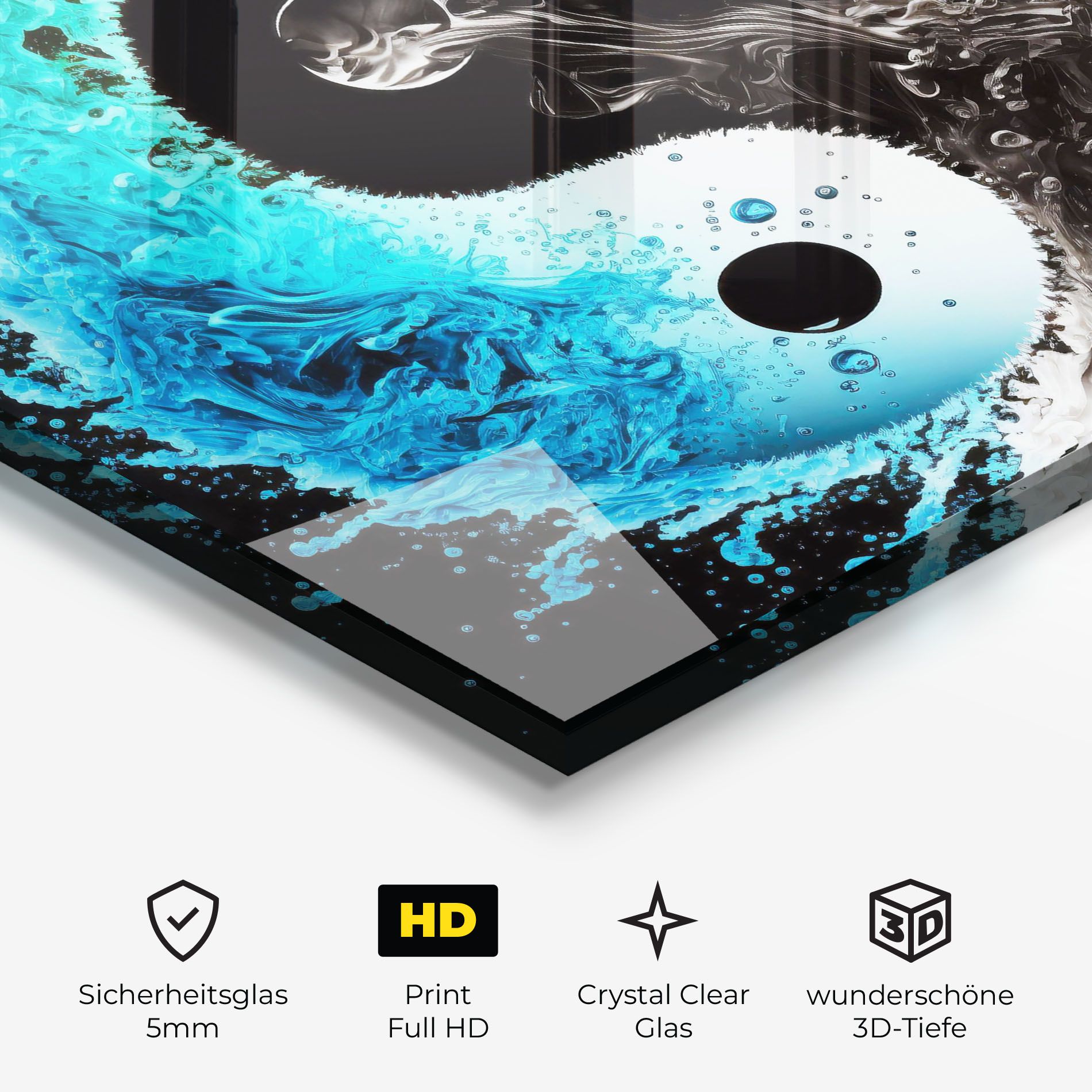 Blue Black Yinyang mockup 3