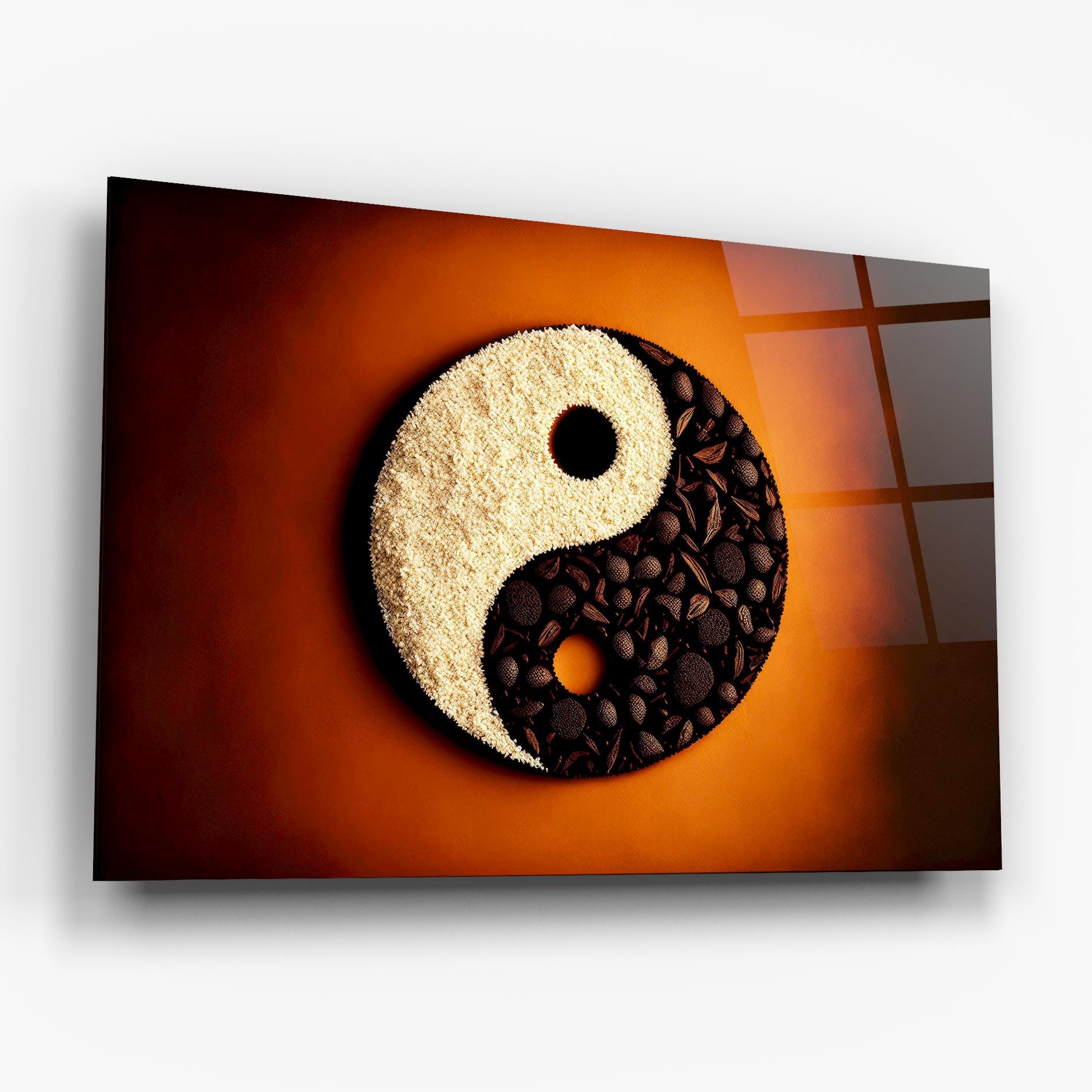 Glasbild Coffee Yinyang mockup 6