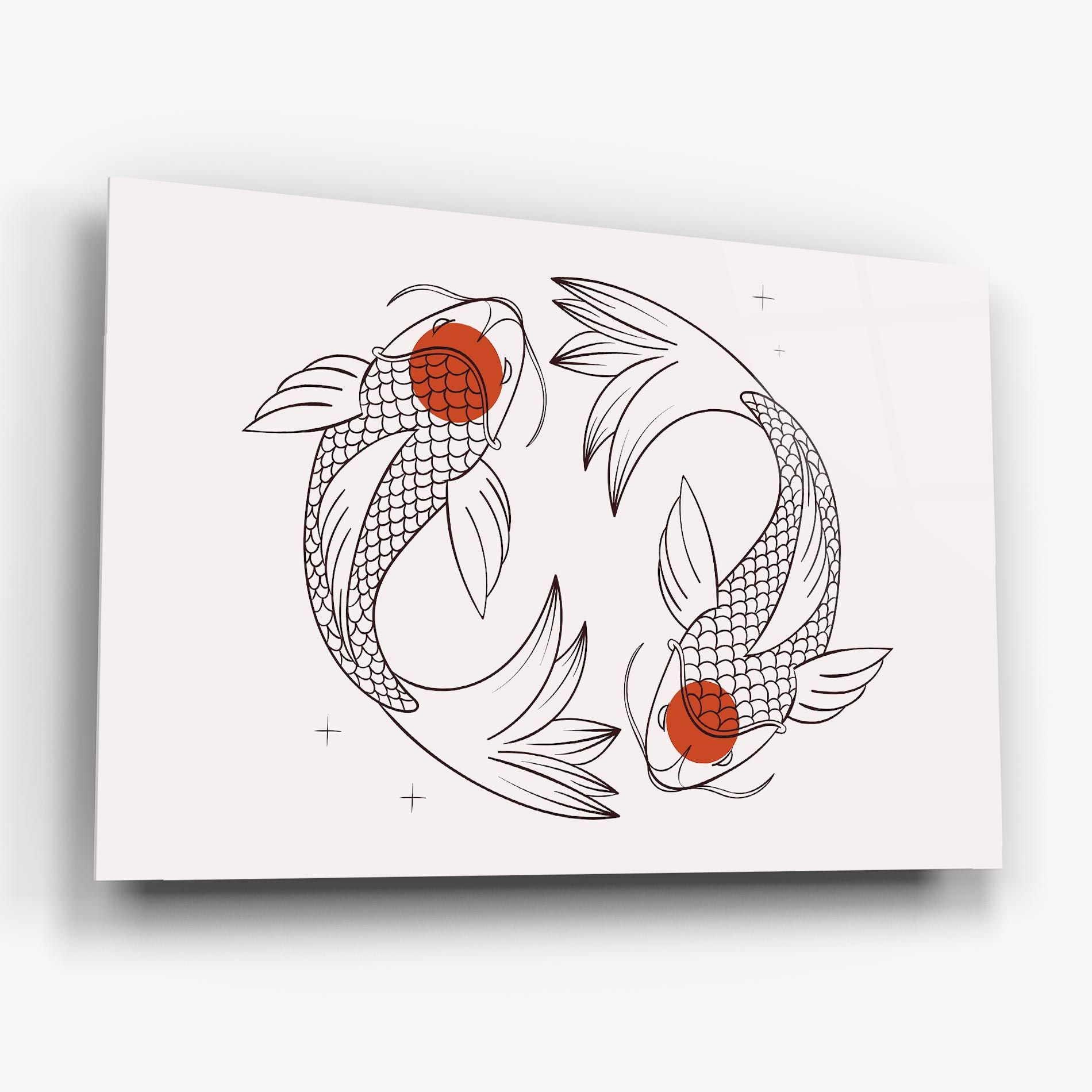 Koi Yinyang Art mockup 6